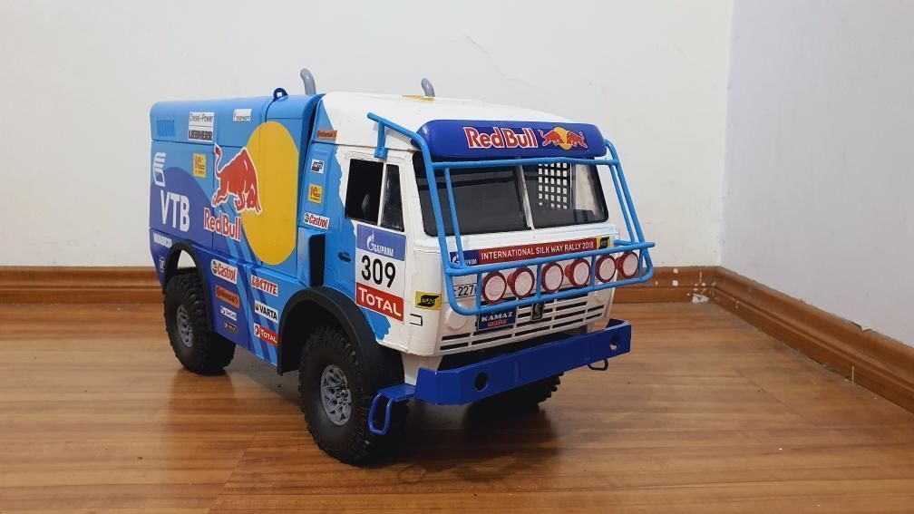 KAMAZ 4911 Dakar truck STL printable   And another scale 3D print model_2
