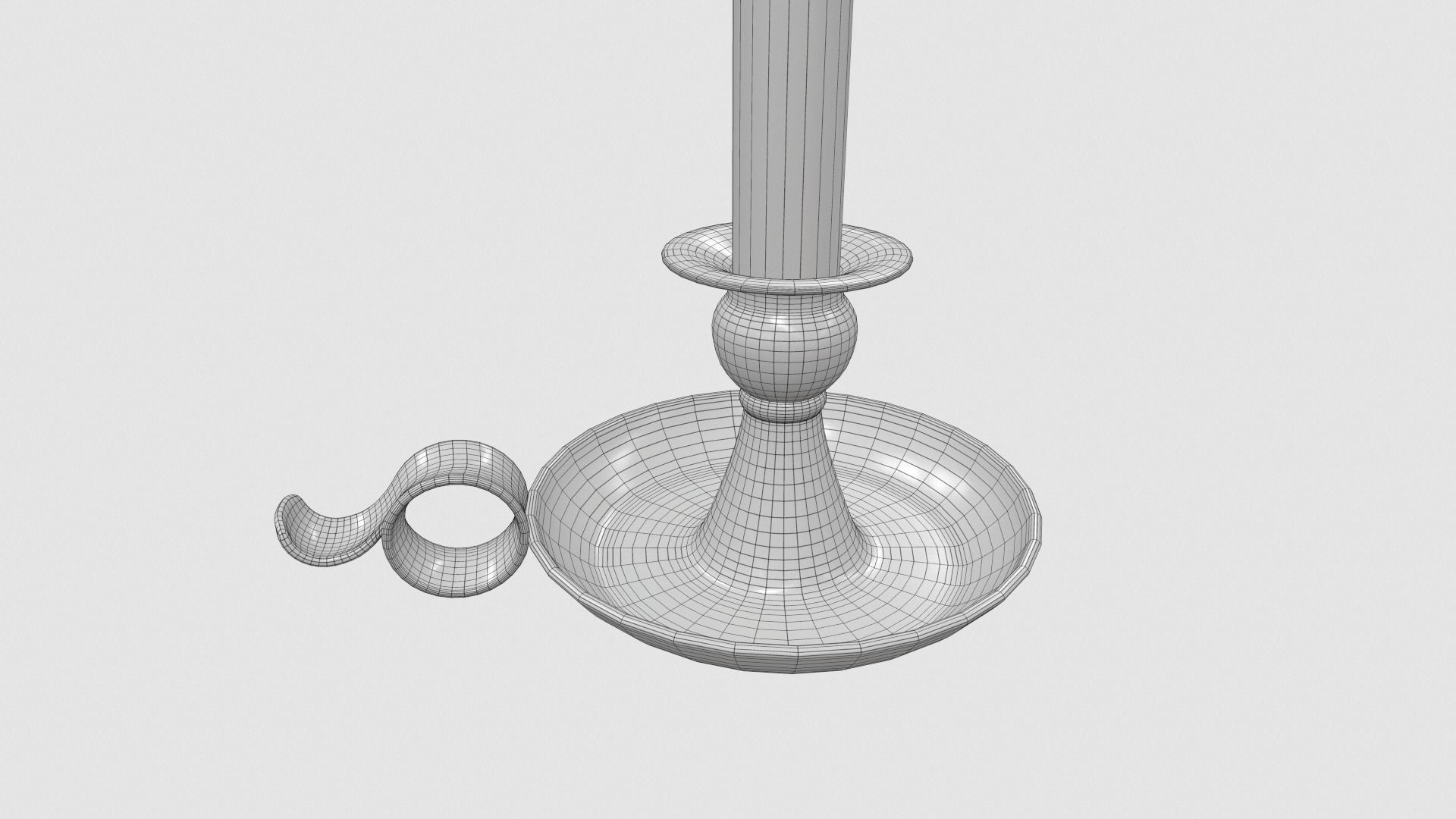 Candlestick - Candle 3 3D model_8