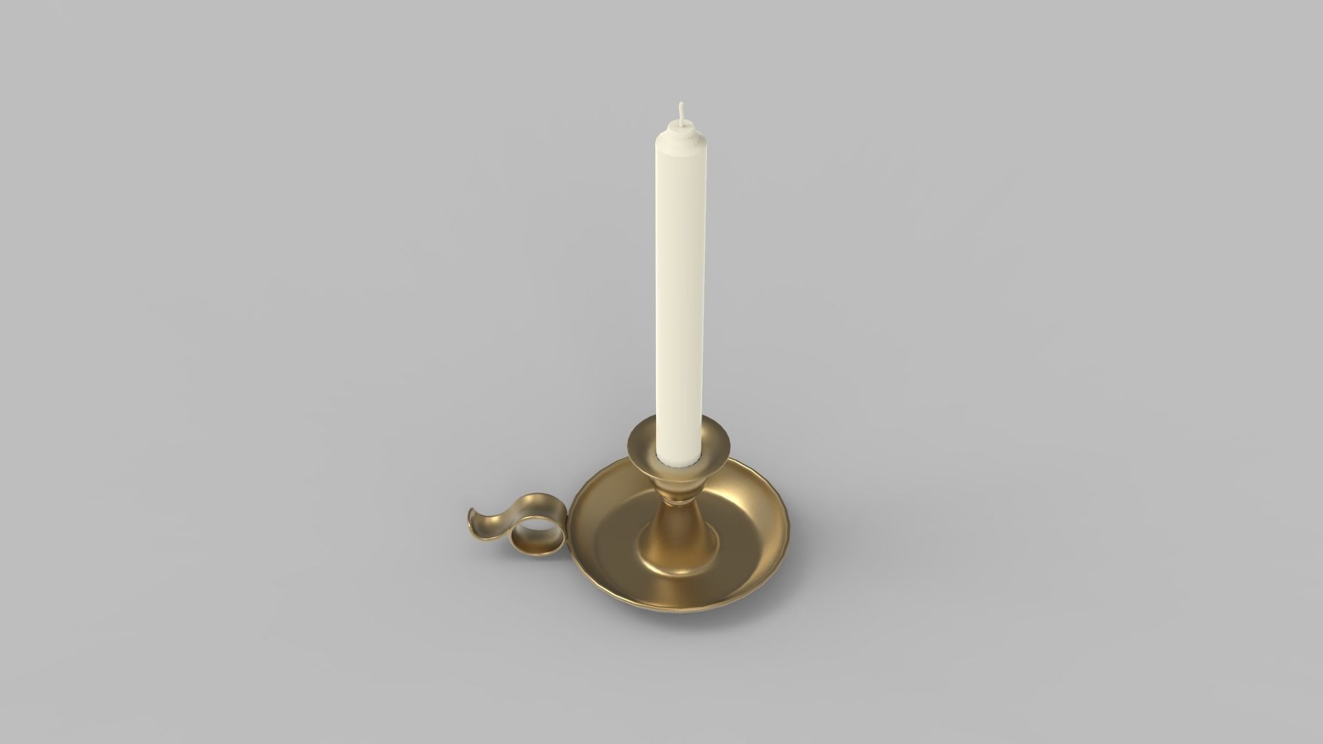 Candlestick - Candle 3 3D model_2