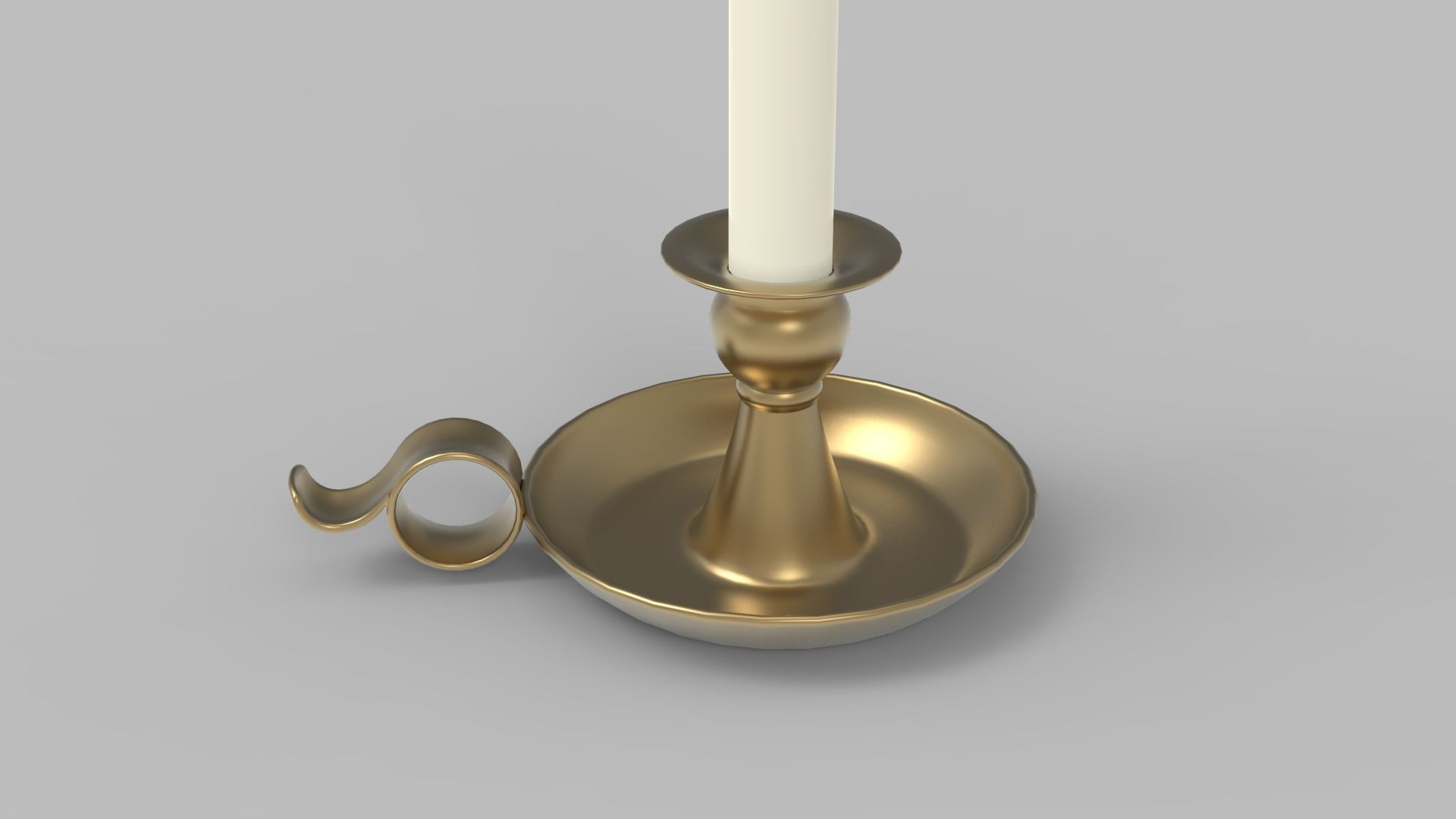 Candlestick - Candle 3 3D model_3