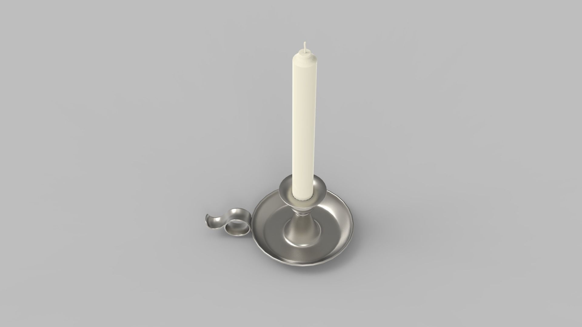 Candlestick - Candle 3 3D model_4