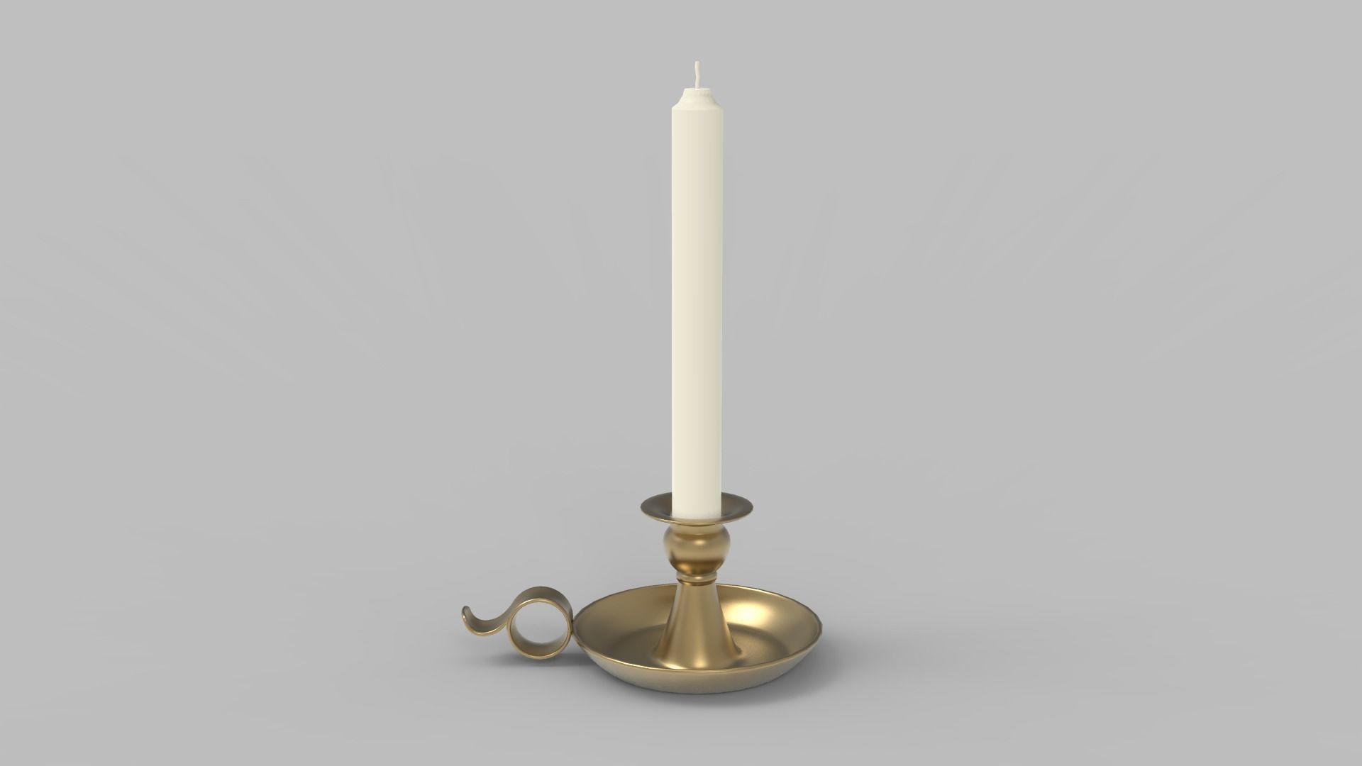 Candlestick - Candle 3 3D model_1