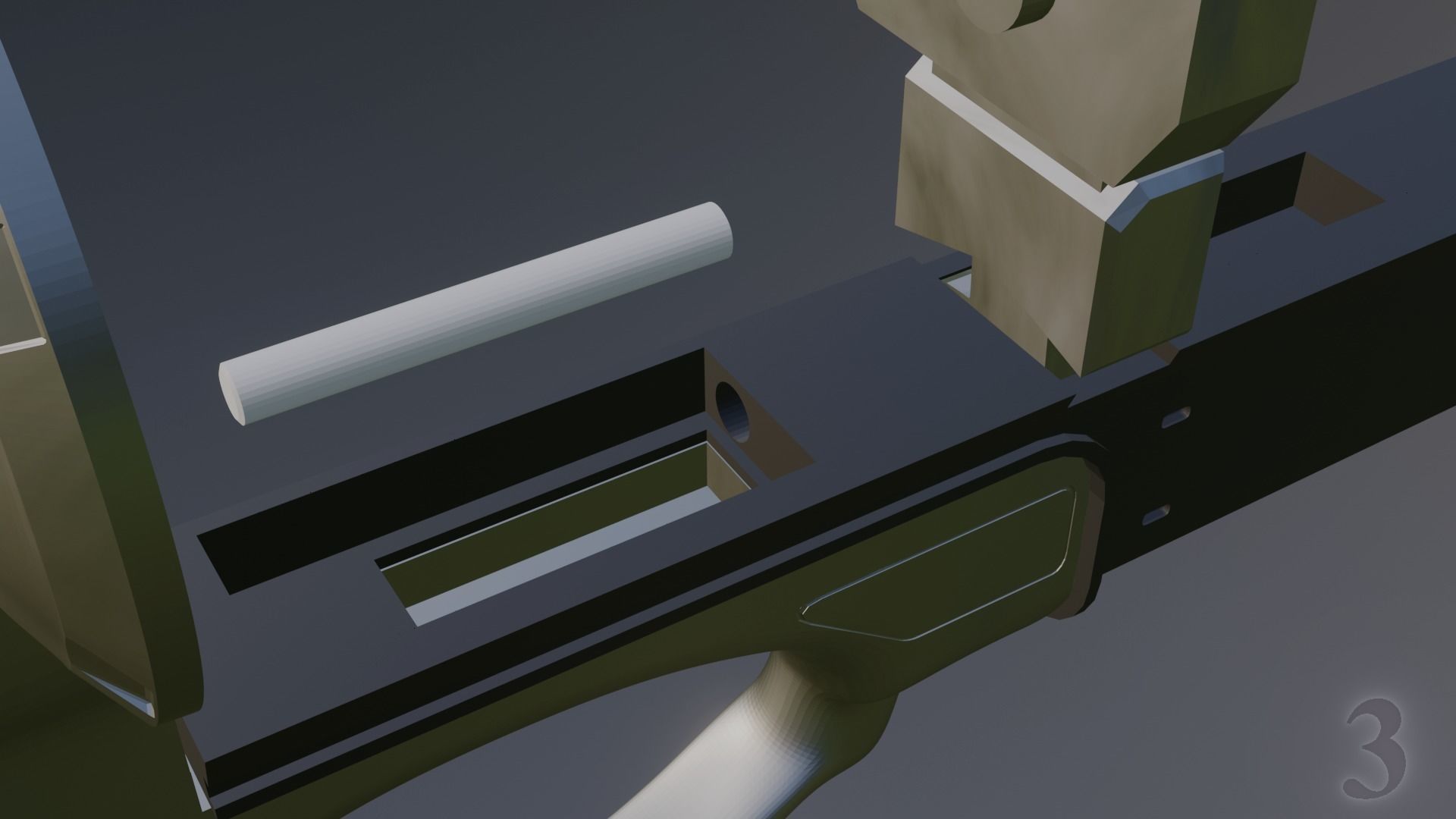 Destiny 2 Hawkmoon Feeling Lucky Ornament  3D print model_20