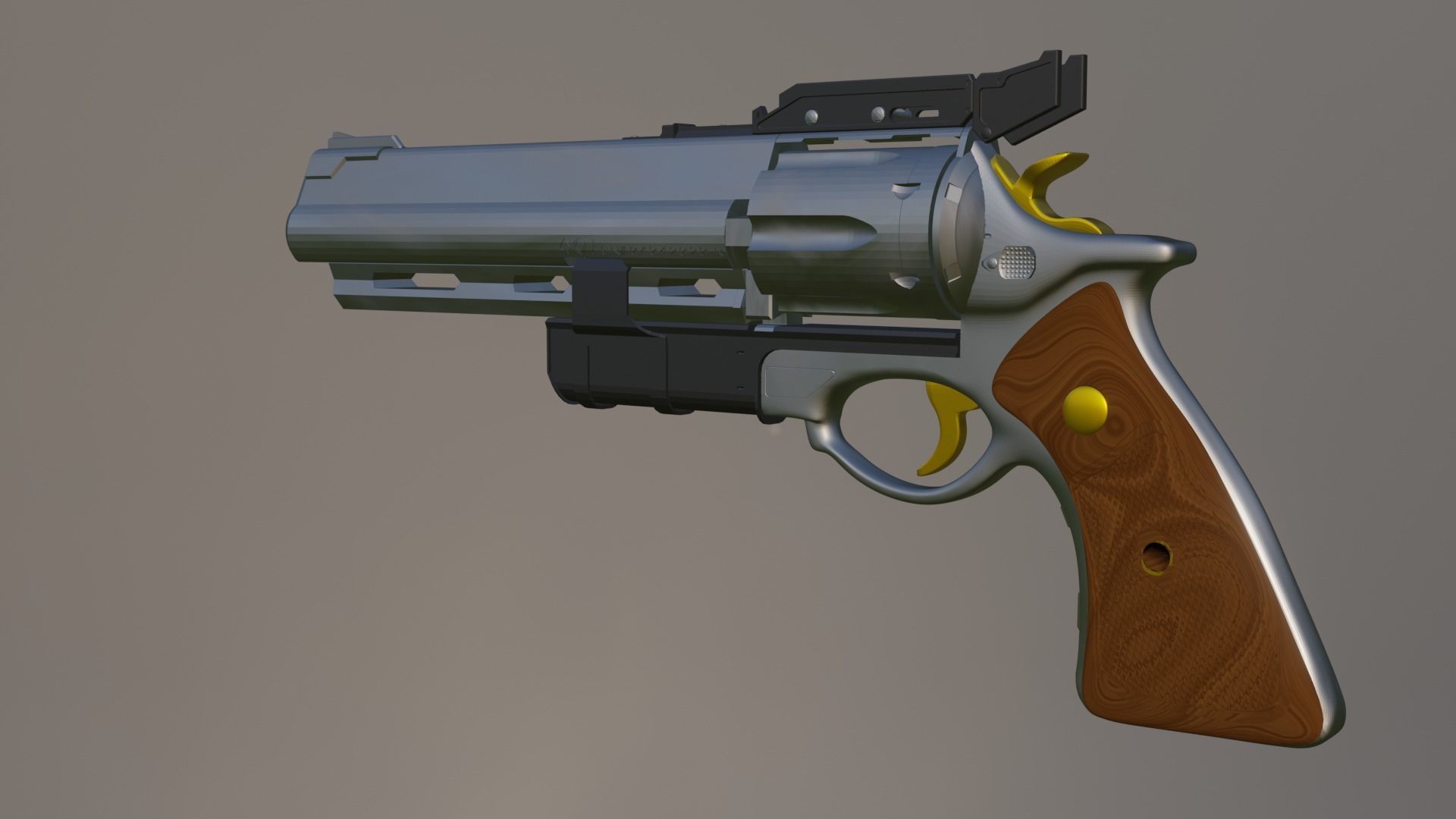 Destiny 2 Hawkmoon Feeling Lucky Ornament  3D print model_6