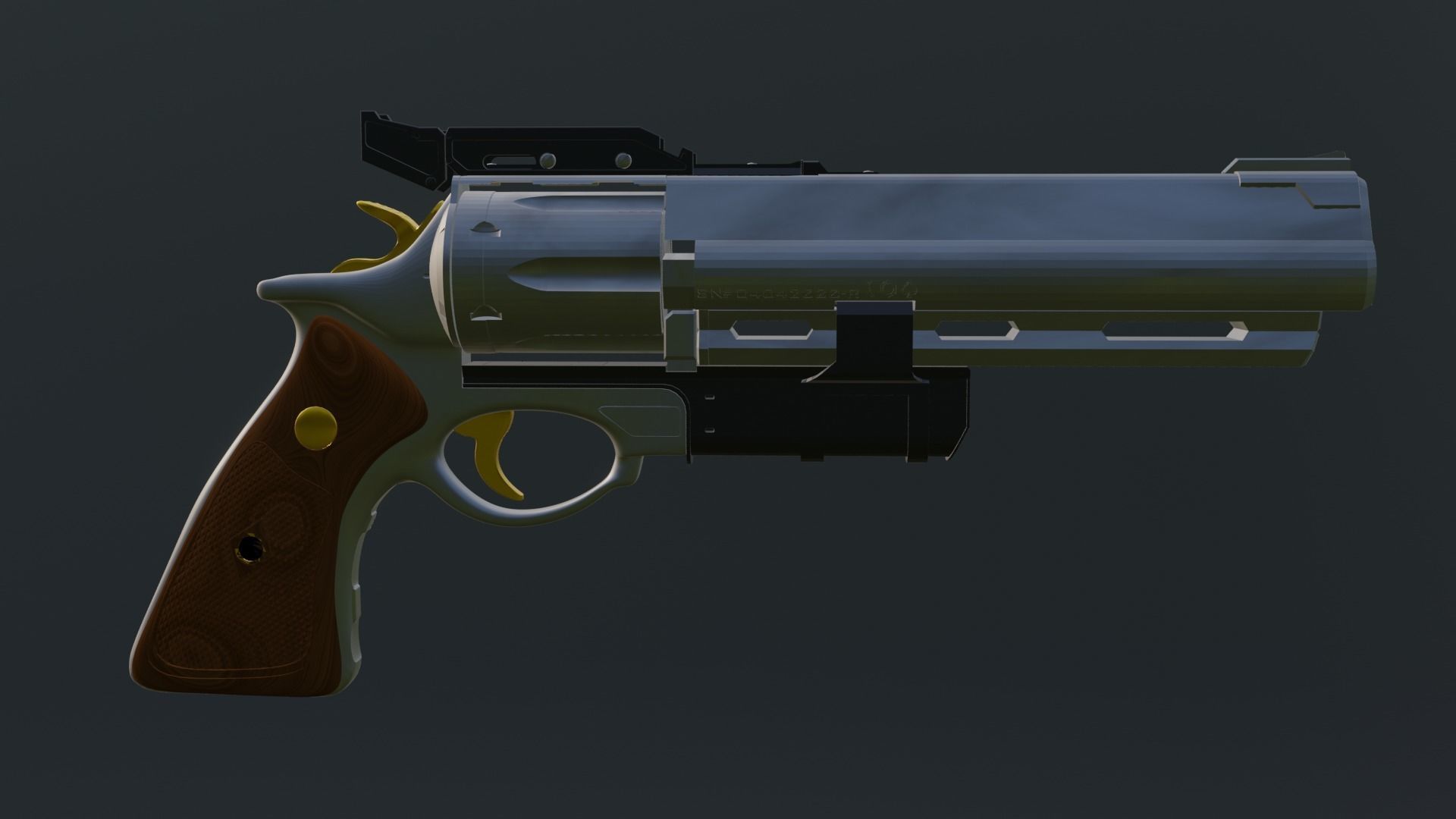 Destiny 2 Hawkmoon Feeling Lucky Ornament  3D print model_3