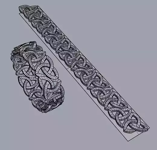 Triquetra ring infinite and adjustable