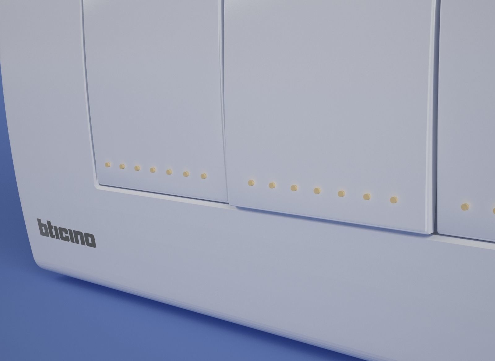 Socket power switch Interruttore bticino livinglight quadra 3D model_4