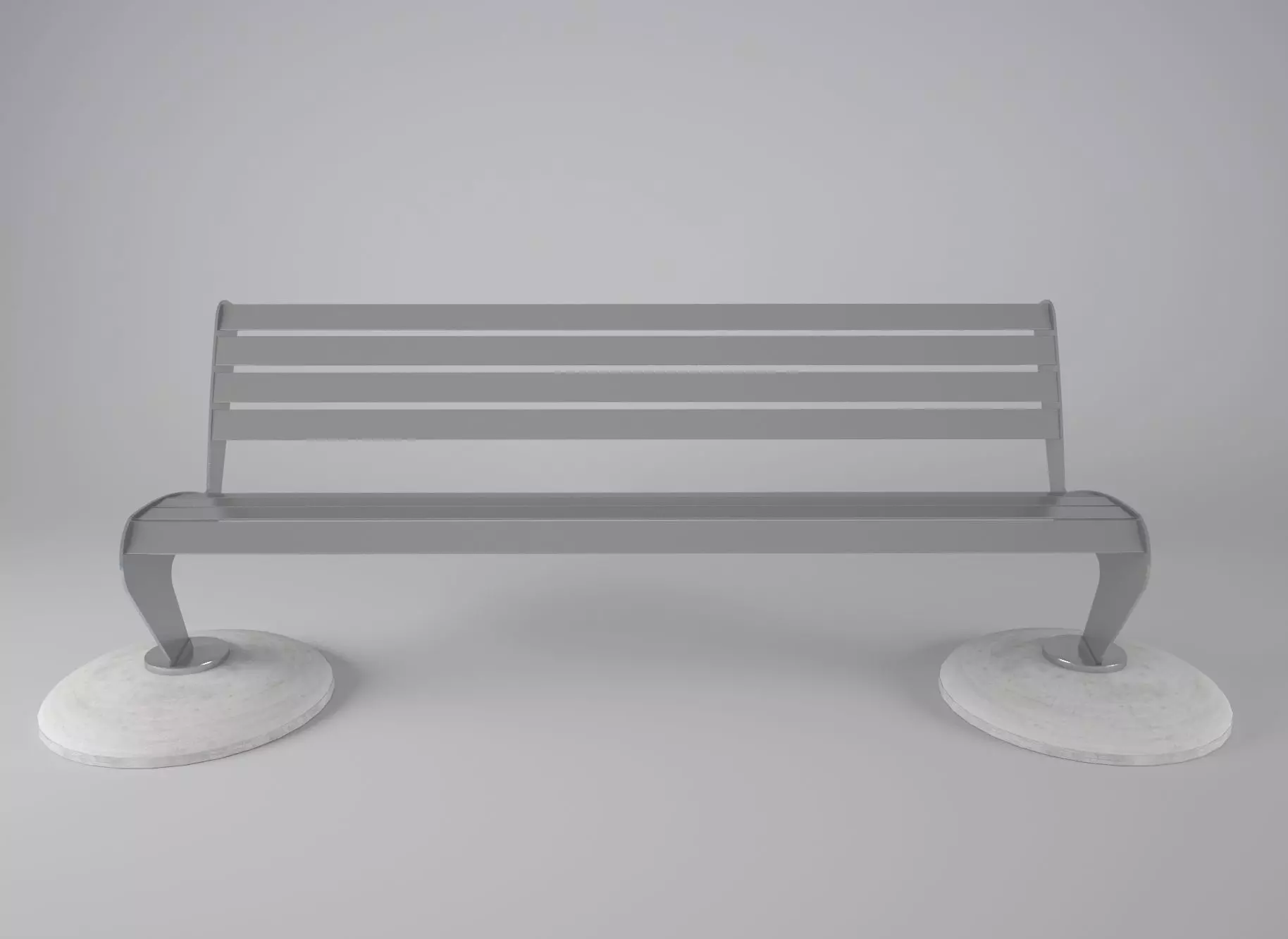 3D bench Abyssus model 3D model_0