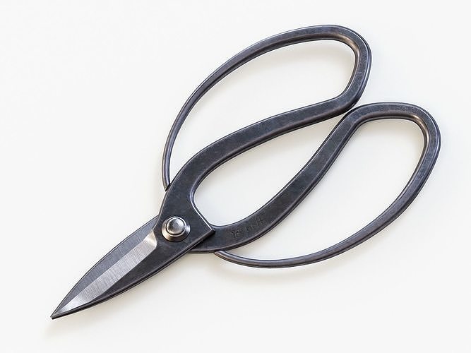 Bonsai Scissors PBR Low-poly 3D model