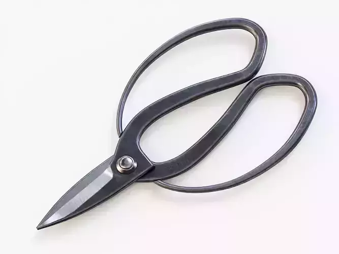 Bonsai Scissors PBR Low-poly 3D model