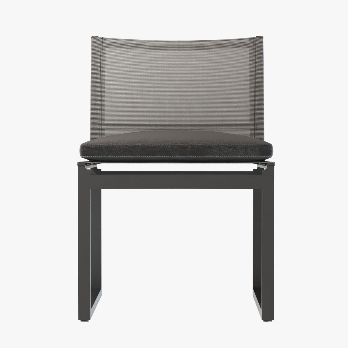 AEGEAN ALUMINUM SIDE CHAIR by restoration hardware 3D model_1