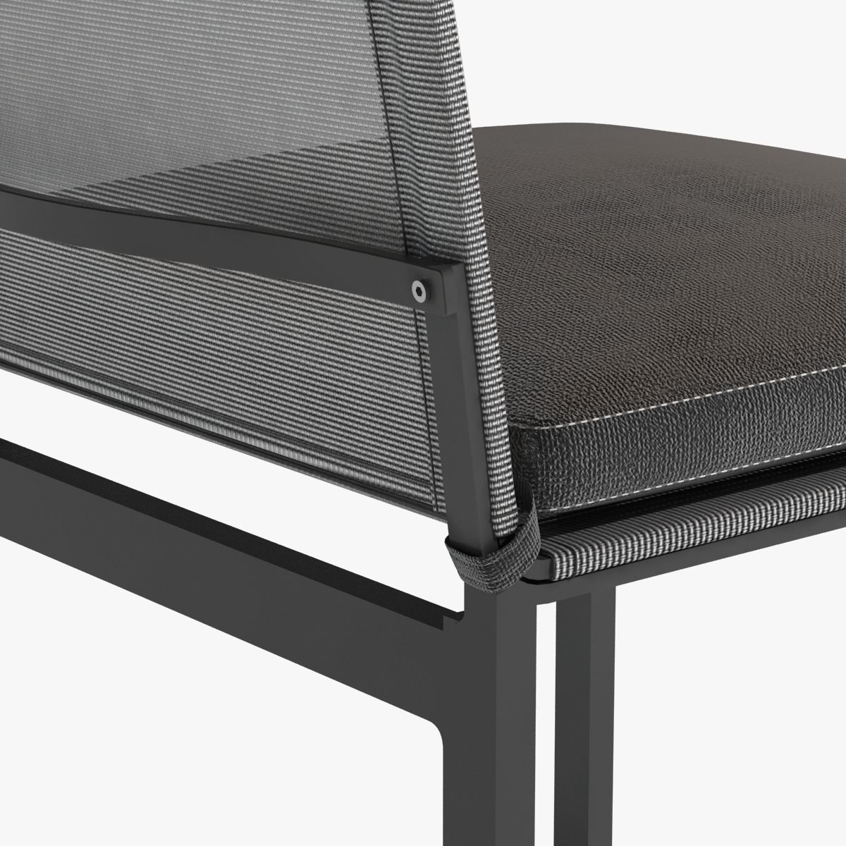 AEGEAN ALUMINUM SIDE CHAIR by restoration hardware 3D model_5