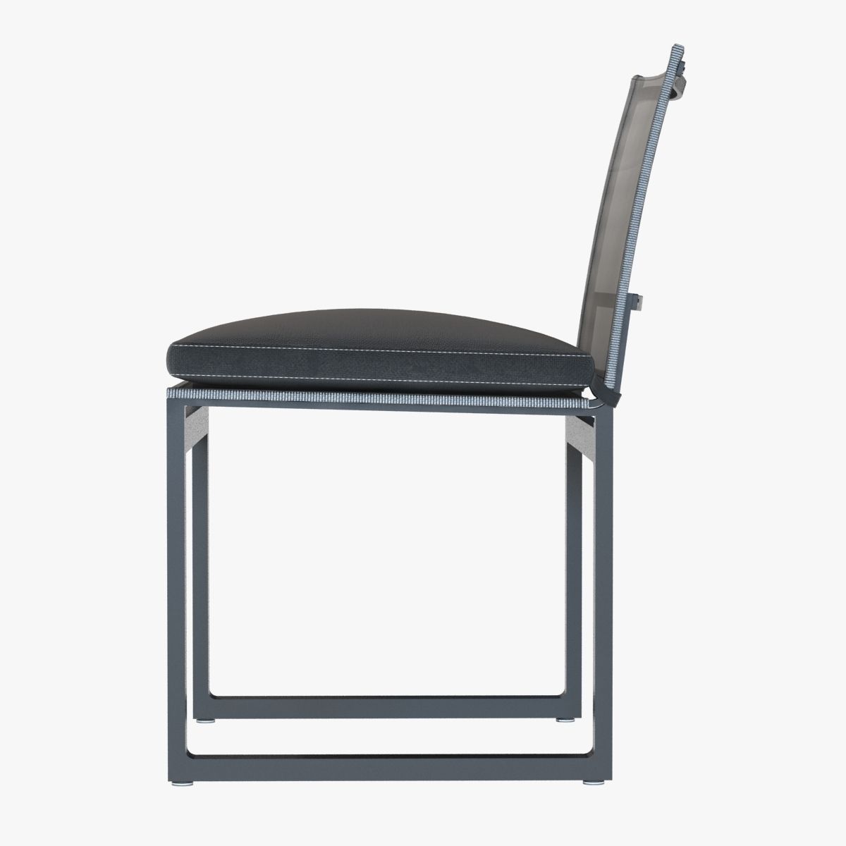 AEGEAN ALUMINUM SIDE CHAIR by restoration hardware 3D model_3