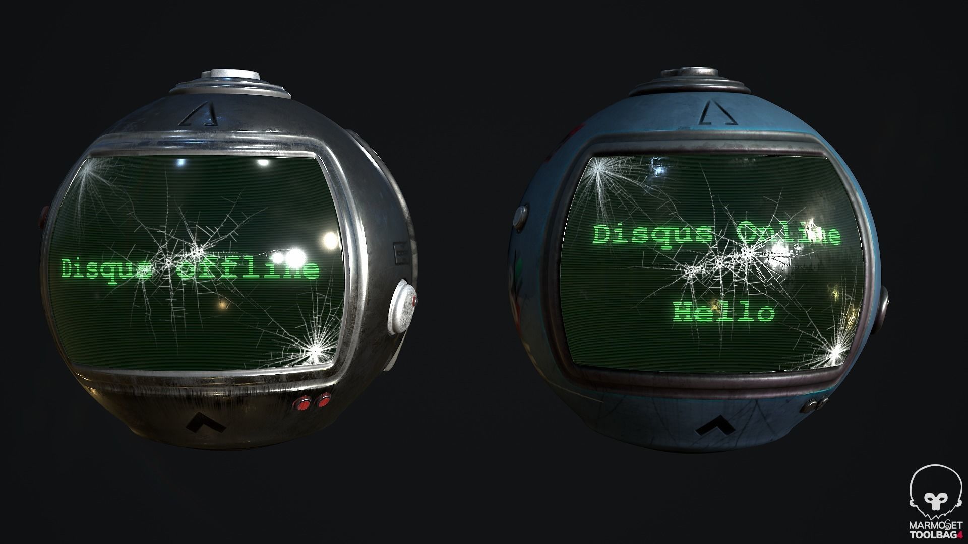 Sci-Fi Drone Pack 3D Model Collection_12