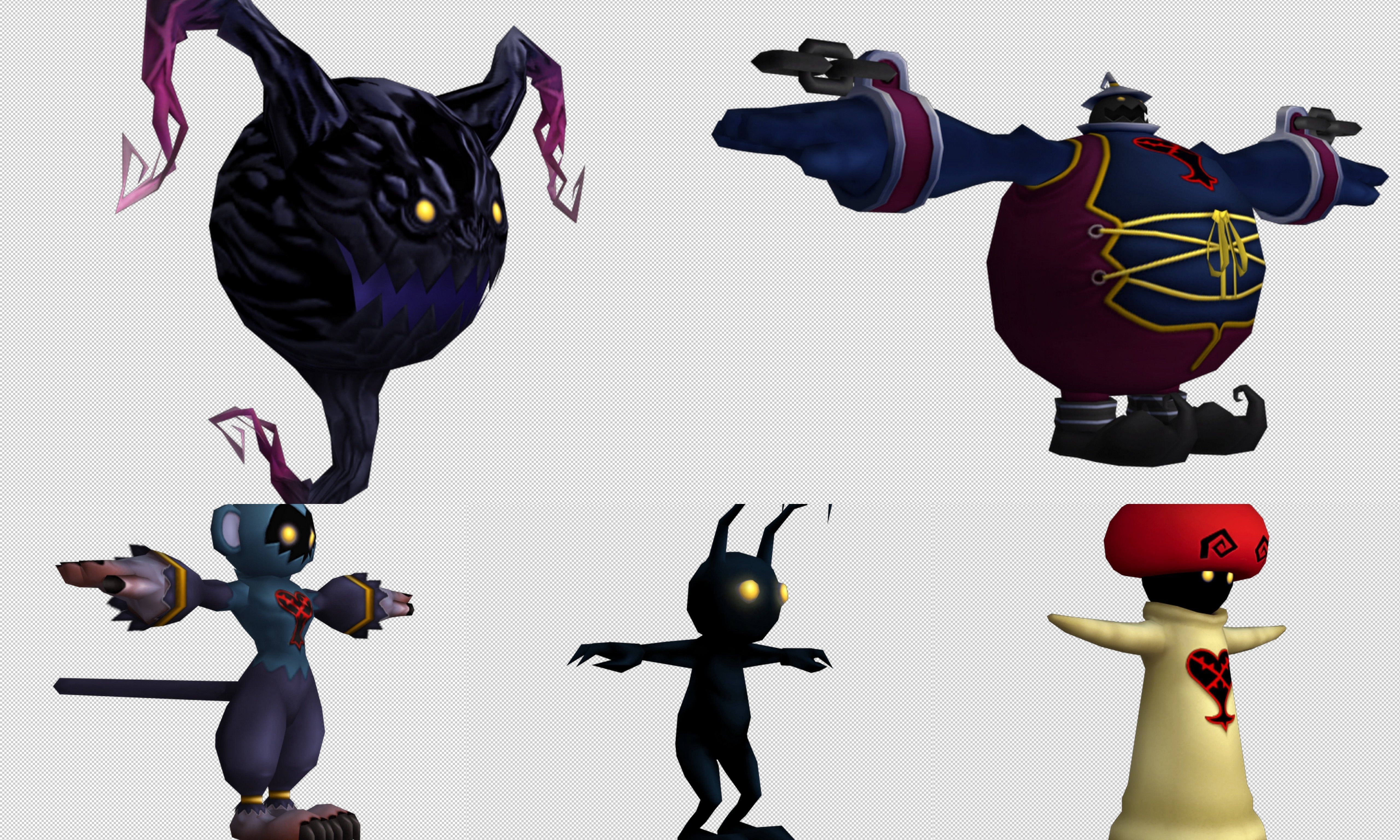 Cartoon - Characters 2 Low-poly 3D model_1