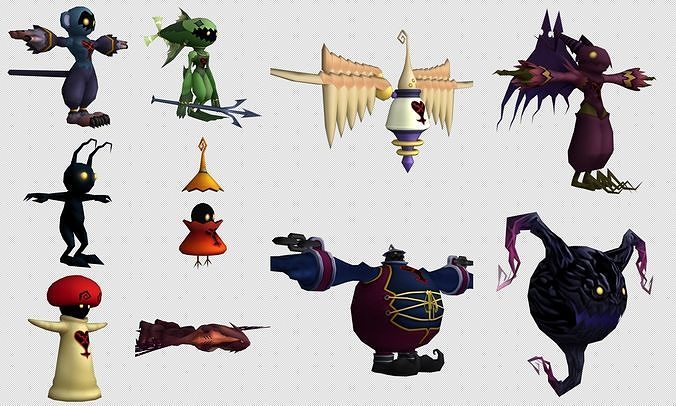 Cartoon - Characters 2 Low-poly 3D model