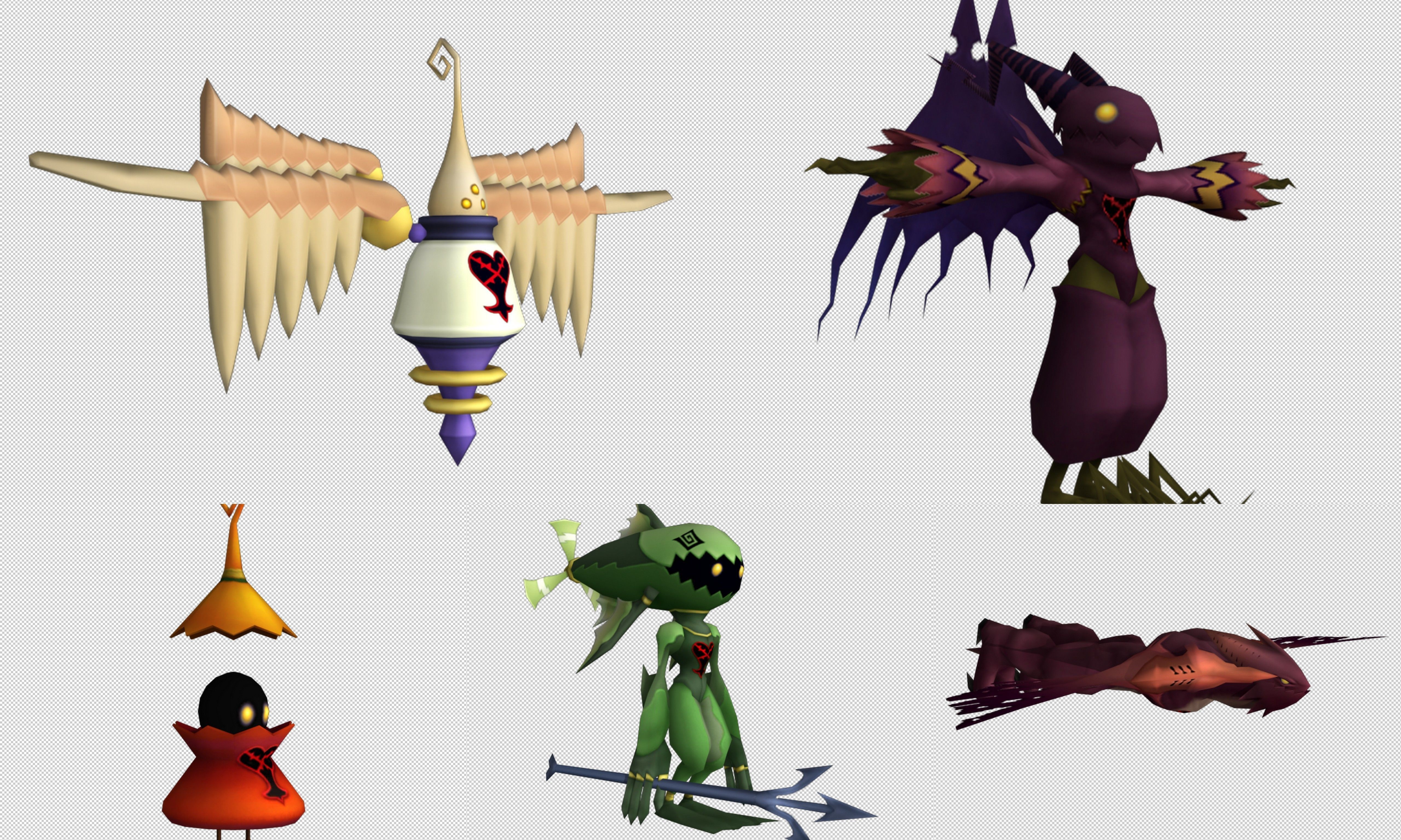 Cartoon - Characters 2 Low-poly 3D model_2