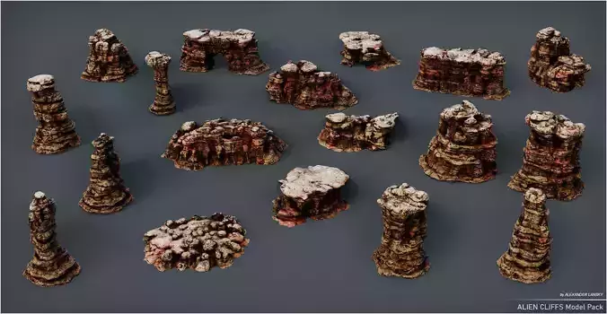 Alien Cliffs pack