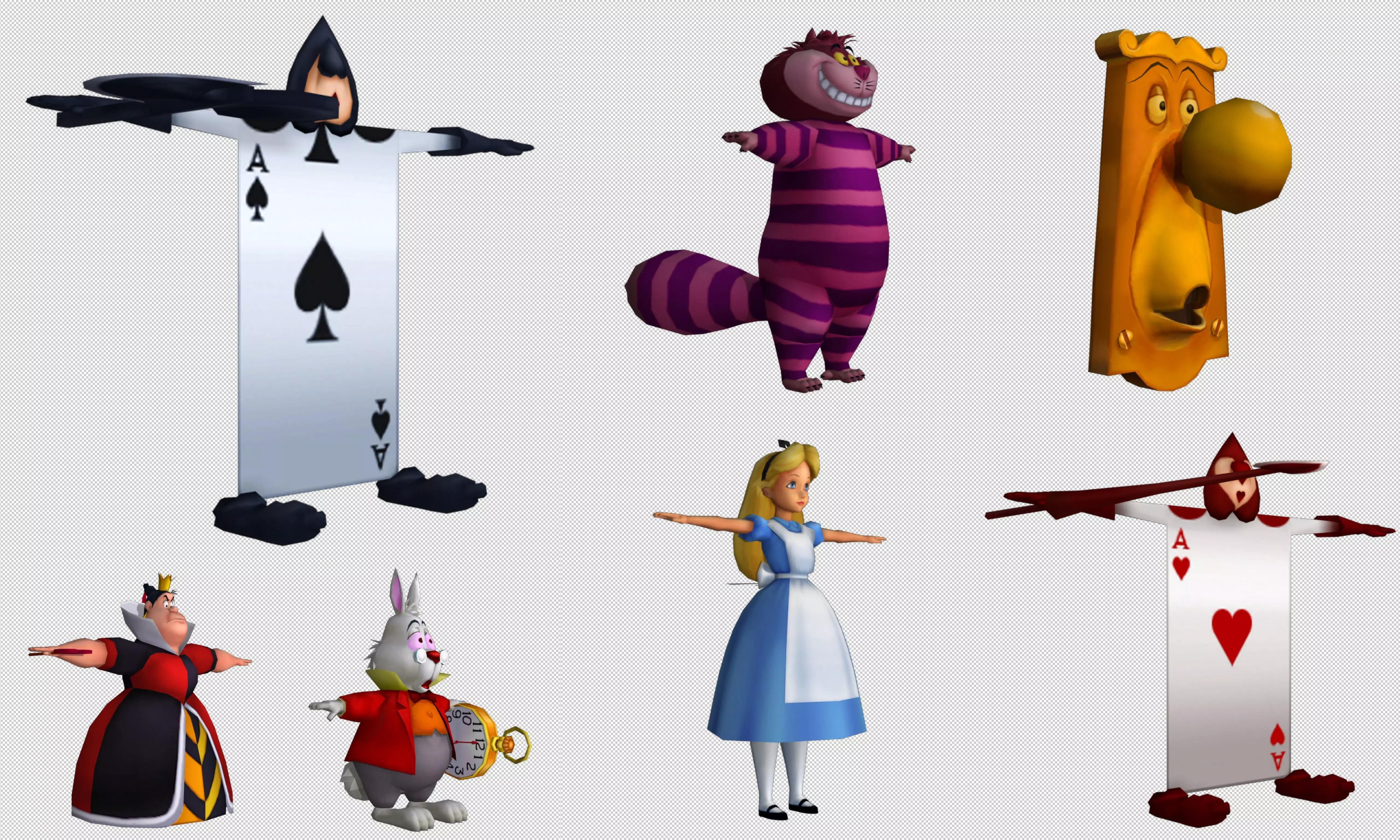 Cartoon - Characters 6 Low-poly 3D model_0