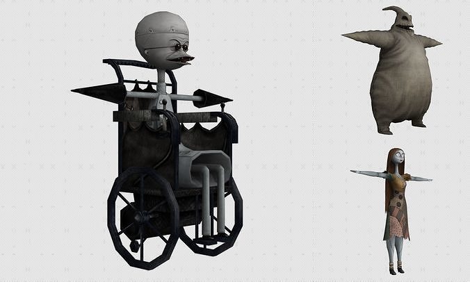 Cartoon - Characters 11 Low-poly 3D model