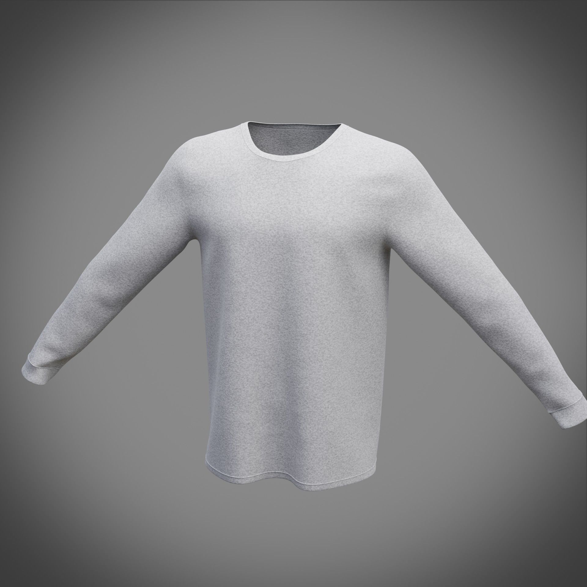Sweatshirt sweater 3D model_19