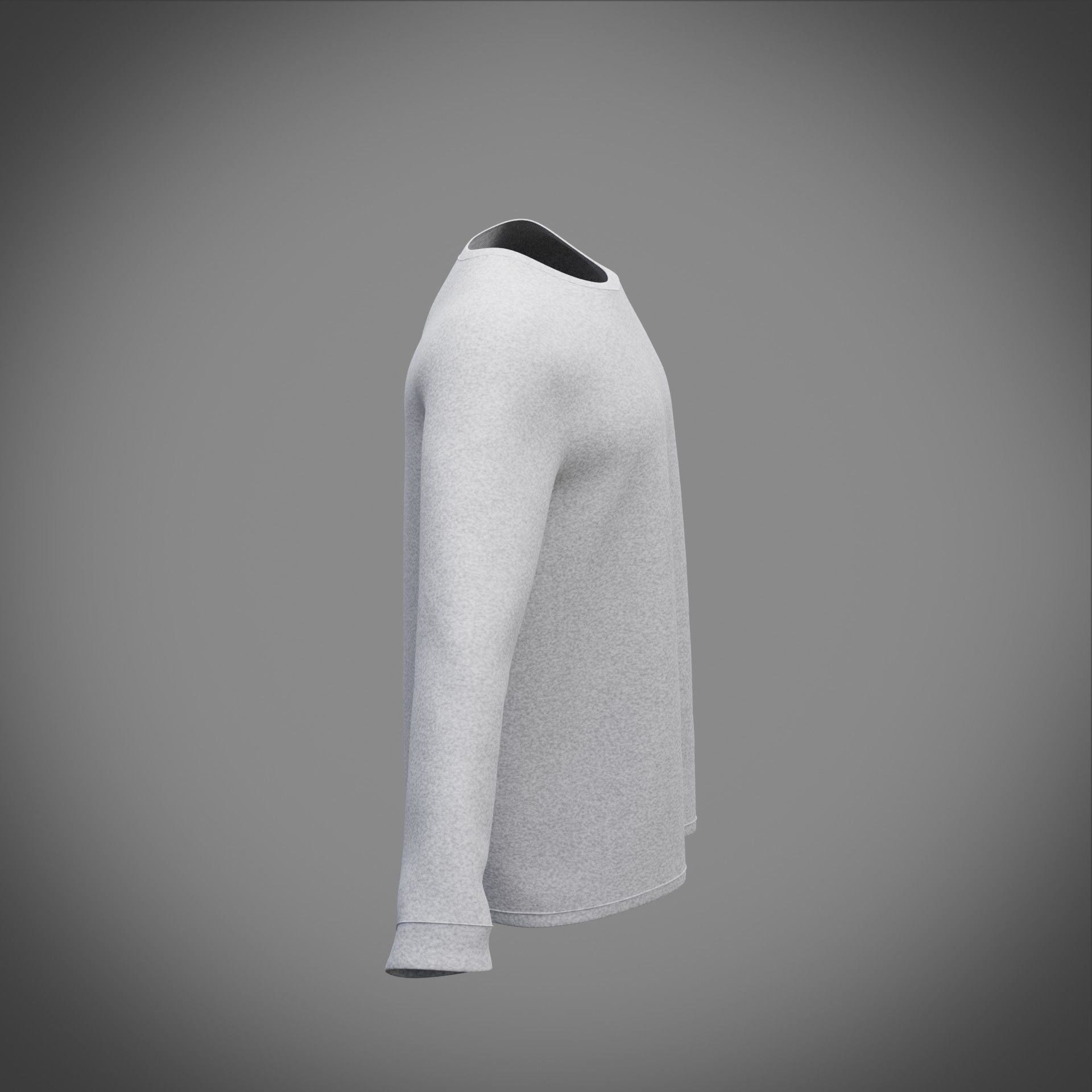 Sweatshirt sweater 3D model_8