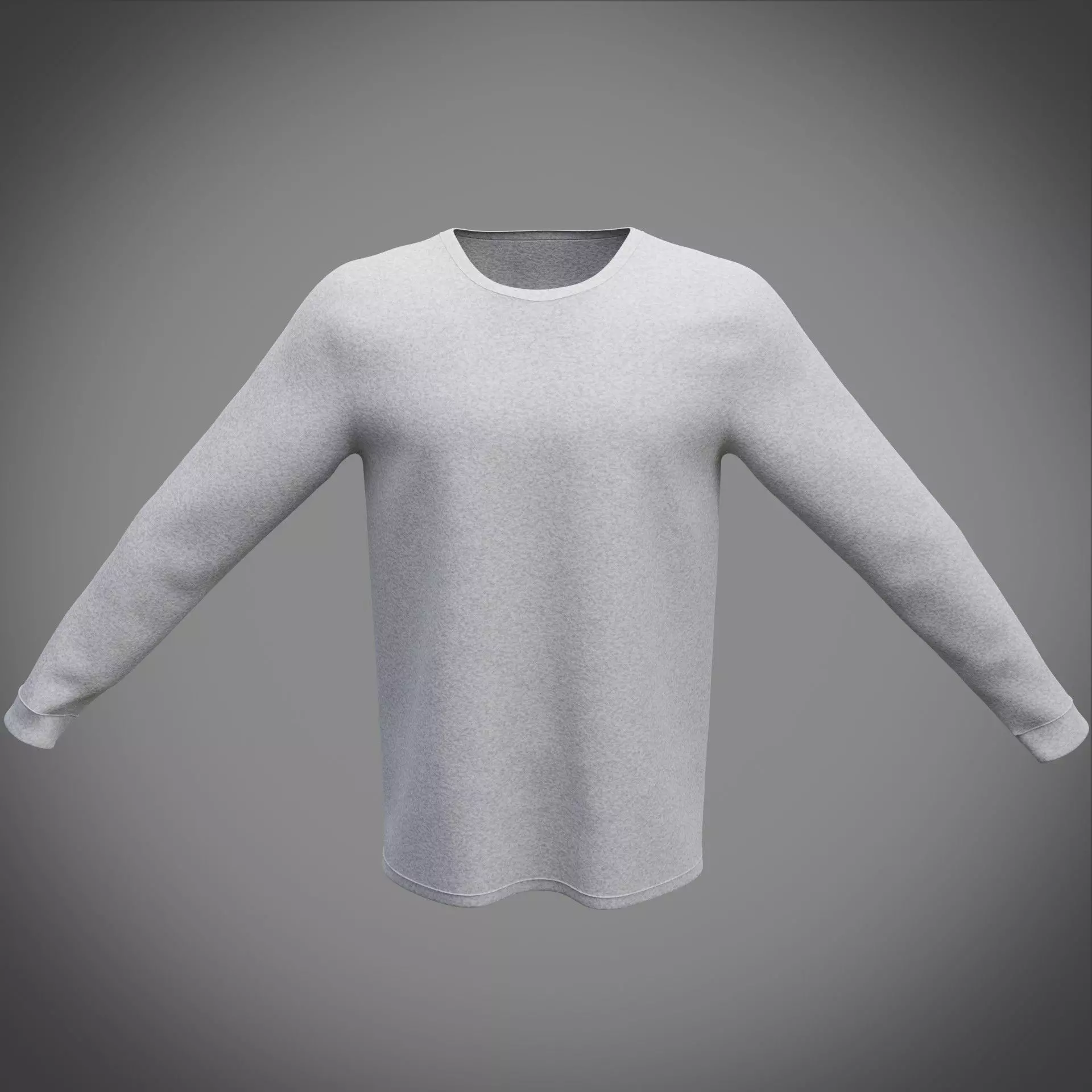 Sweatshirt sweater 3D model_0