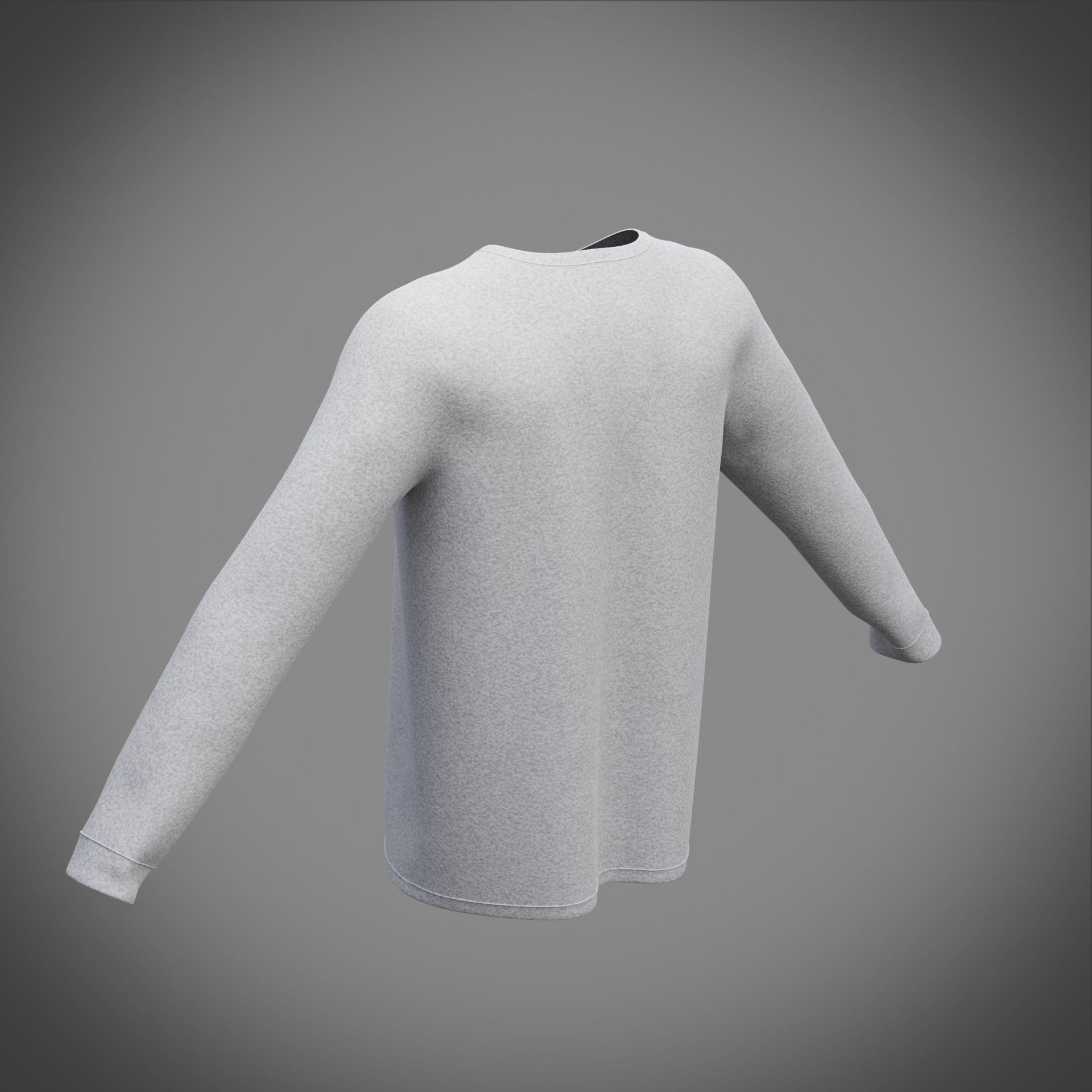 Sweatshirt sweater 3D model_13