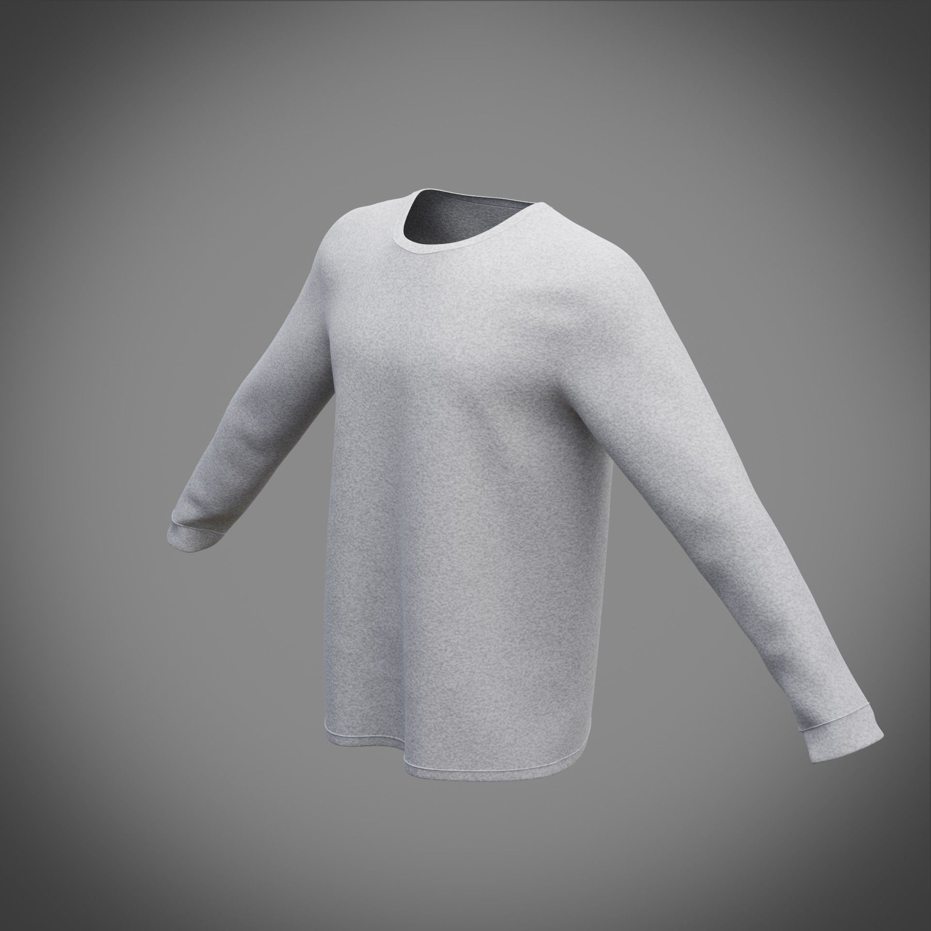 Sweatshirt sweater 3D model_17
