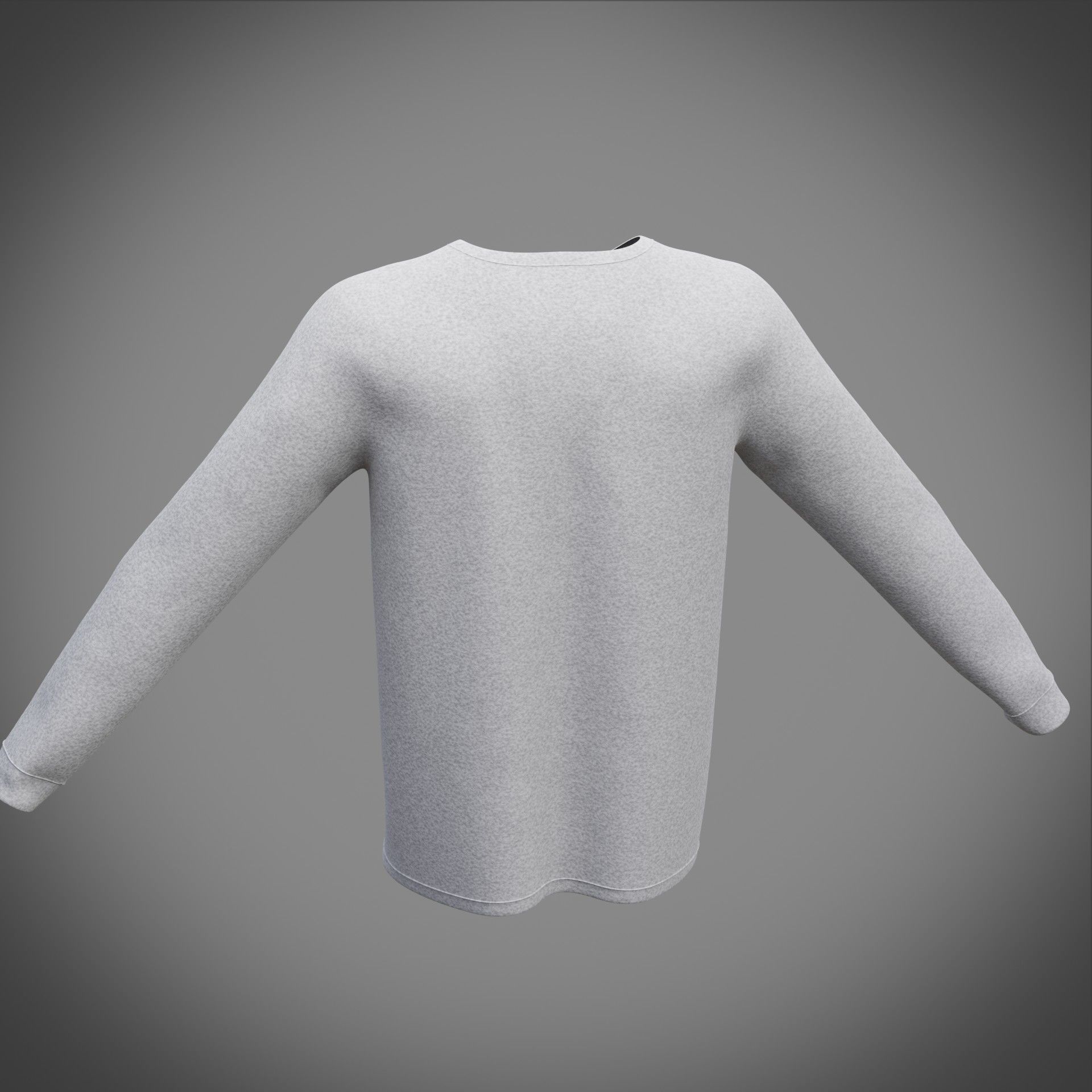 Sweatshirt sweater 3D model_12