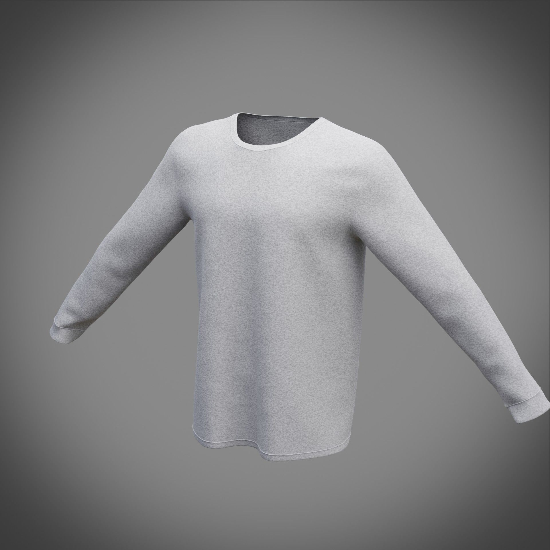 Sweatshirt sweater 3D model_18