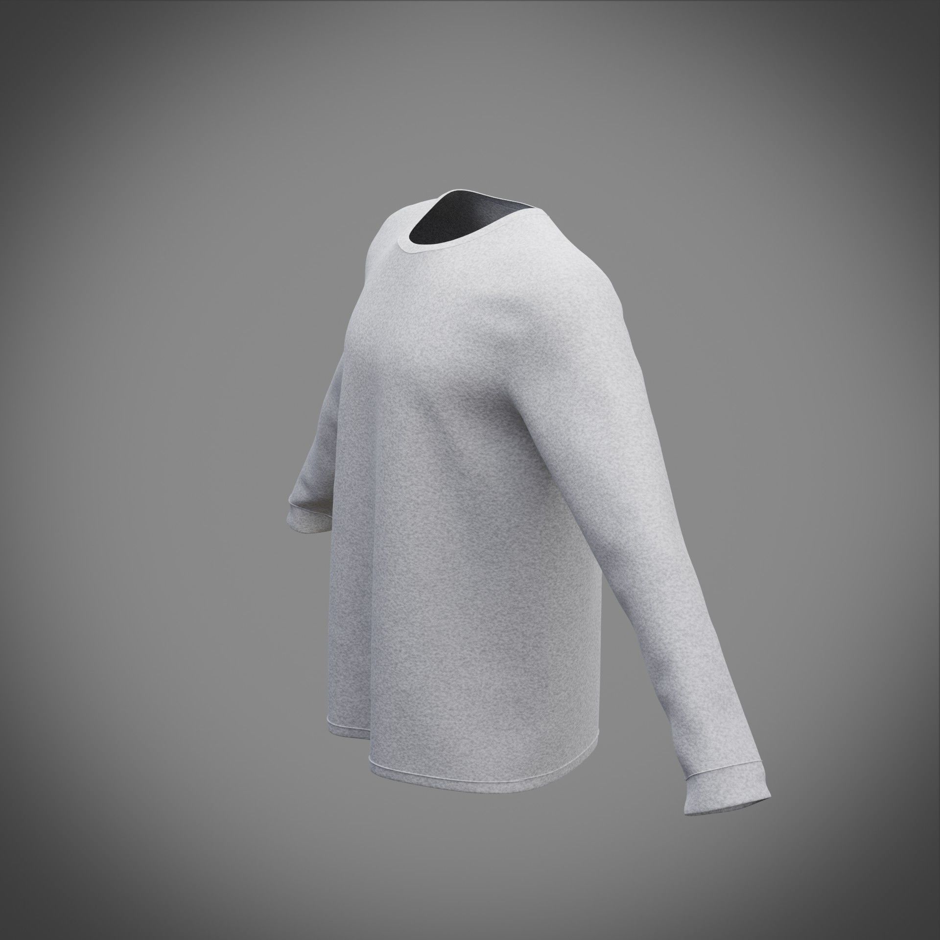 Sweatshirt sweater 3D model_16