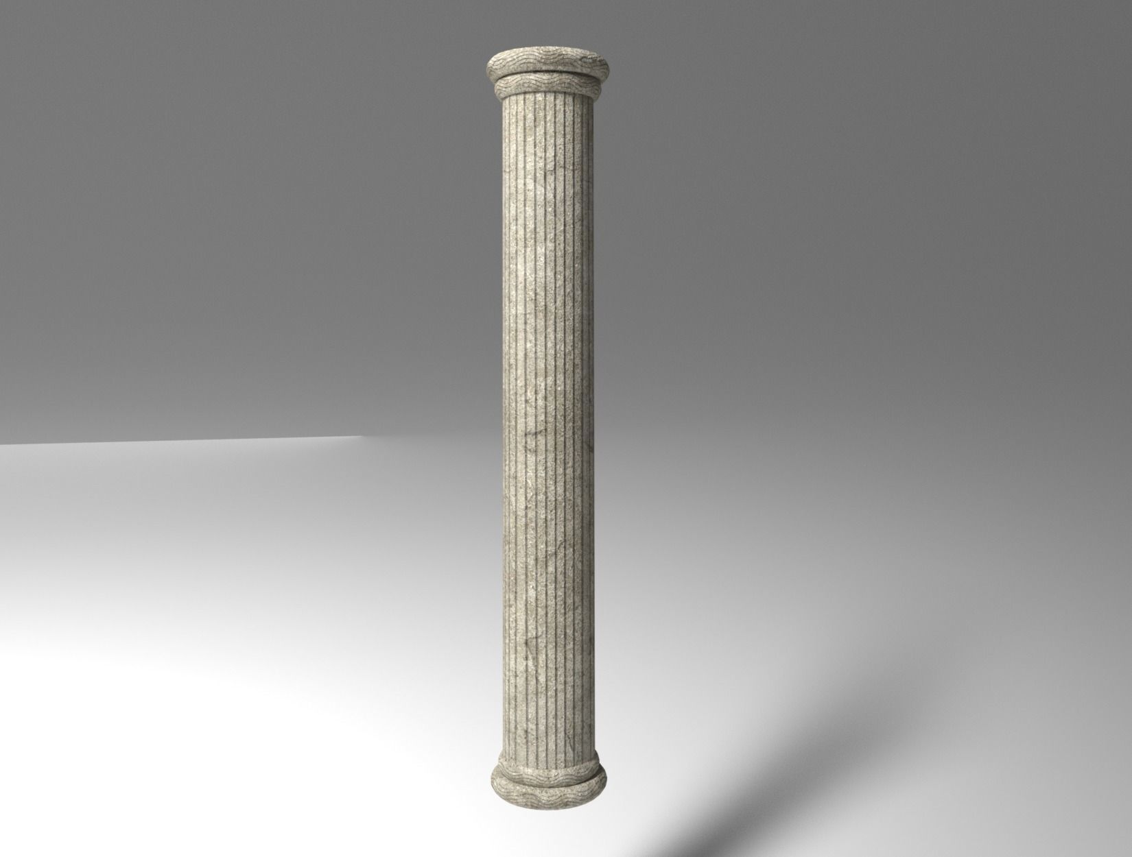 TEMPLE stone gazebo 3D model_8