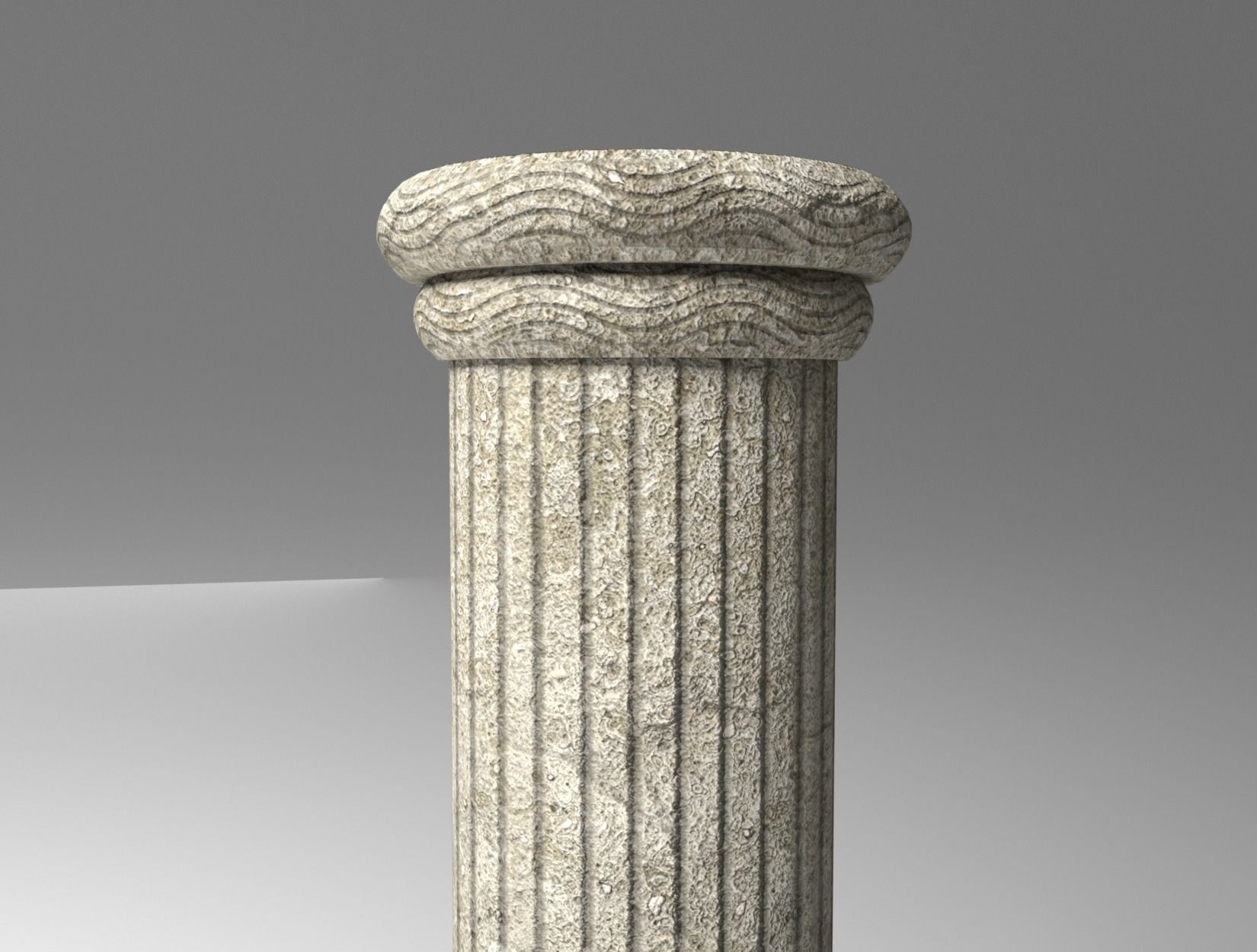 TEMPLE stone gazebo 3D model_9