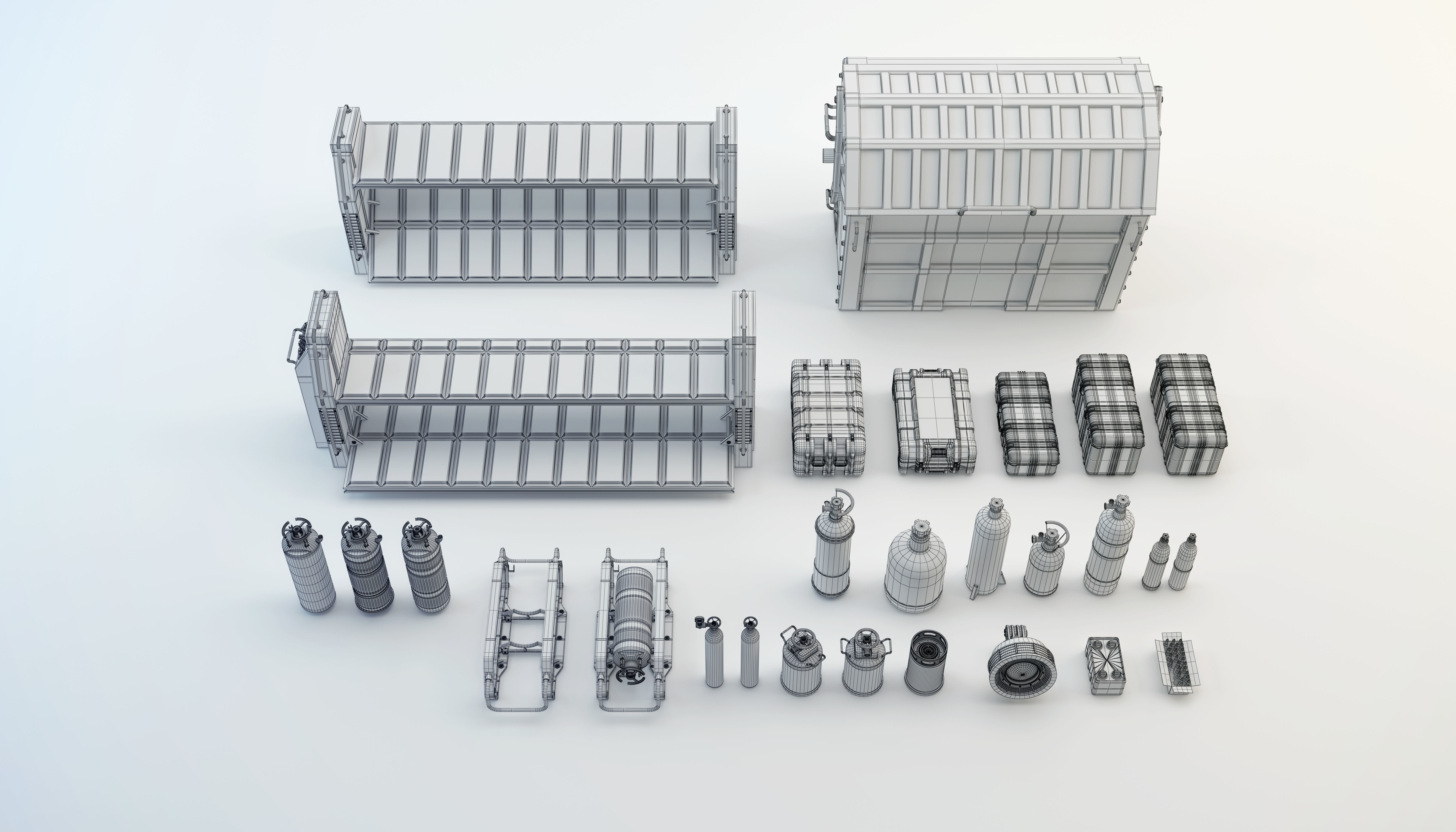 DETAILS KIT - SUBDIVISION READY 3D model_2