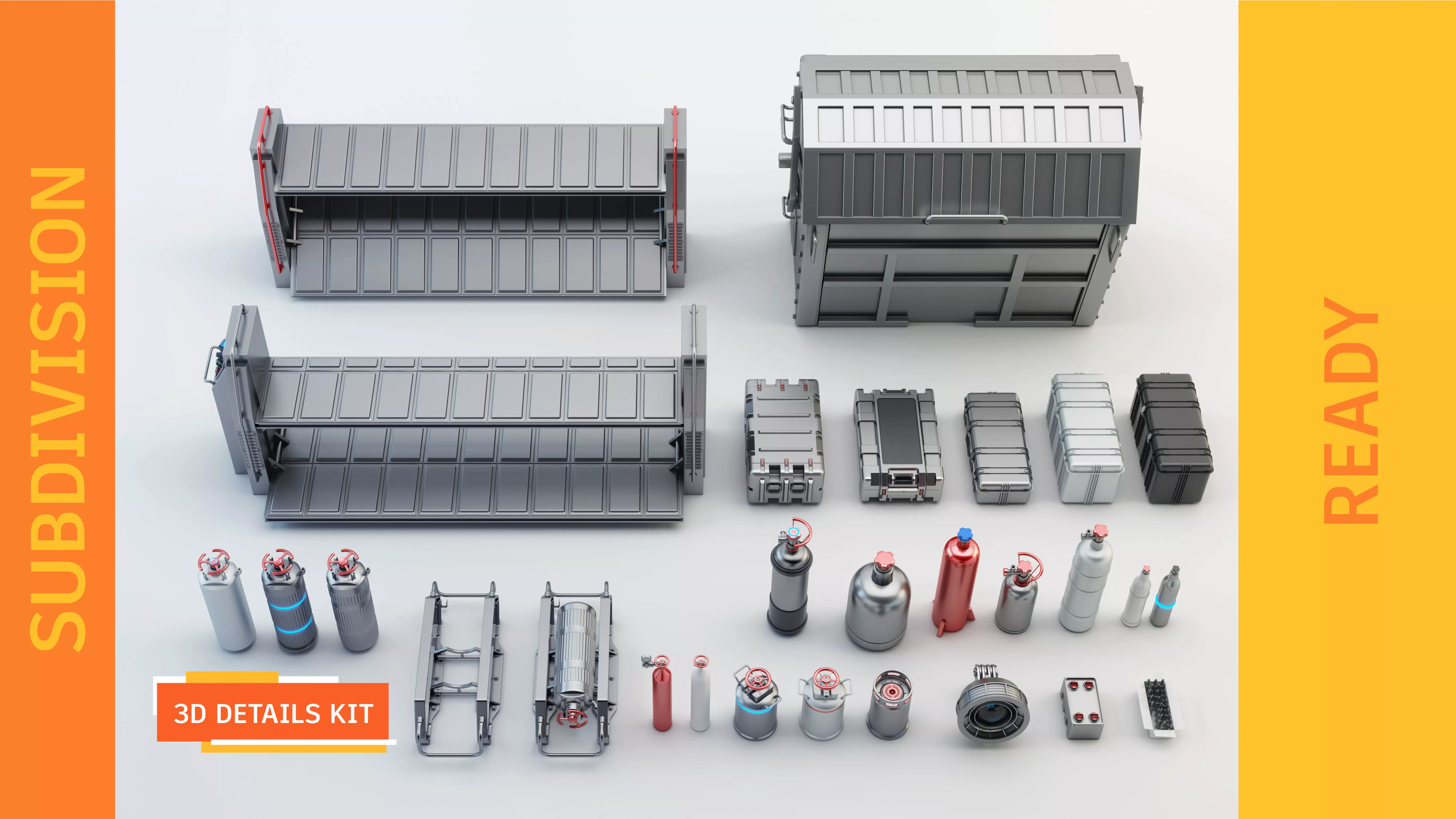 DETAILS KIT - SUBDIVISION READY 3D model_0