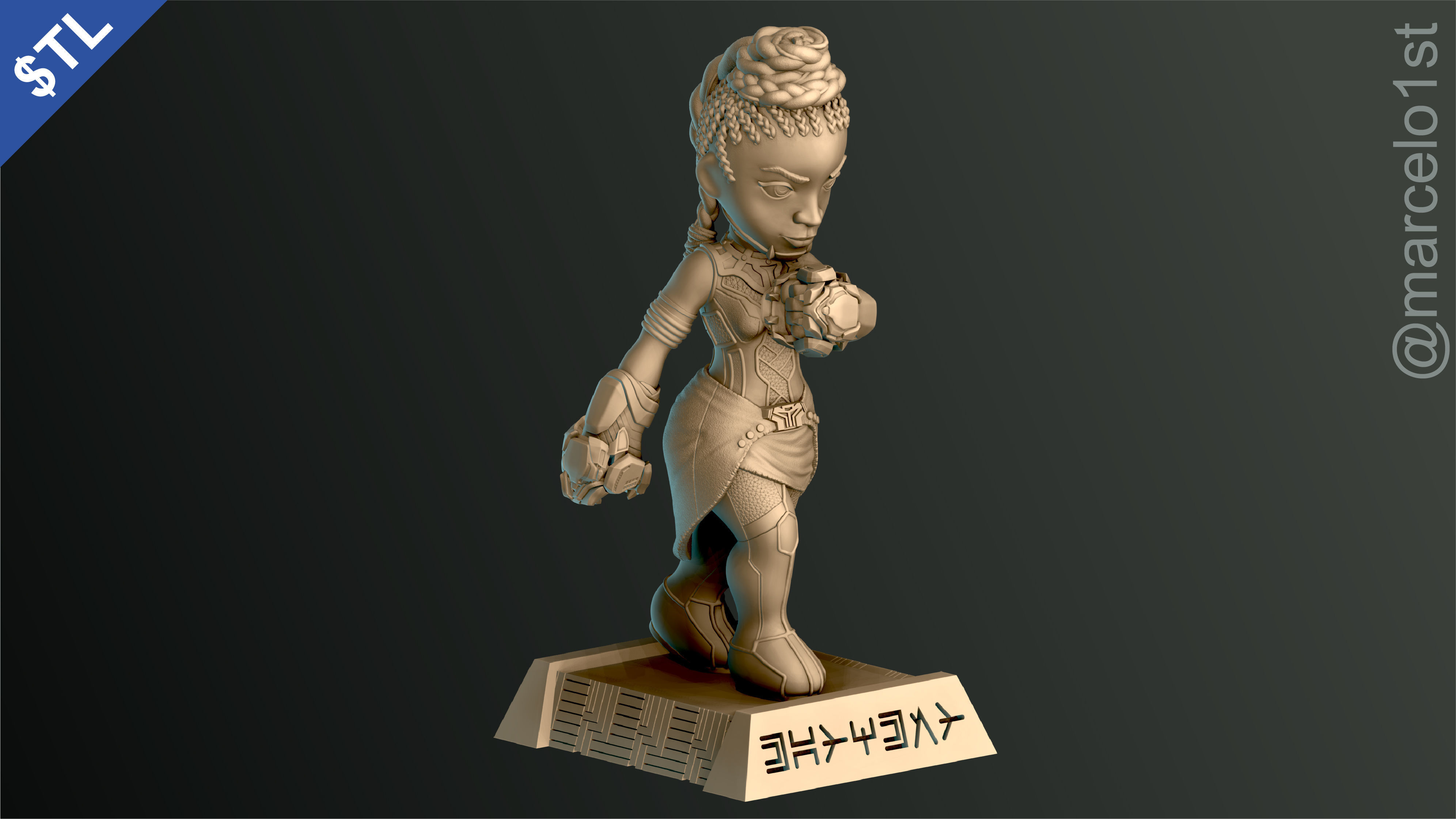 Shuri Princess of Wakanda 3D print model_6