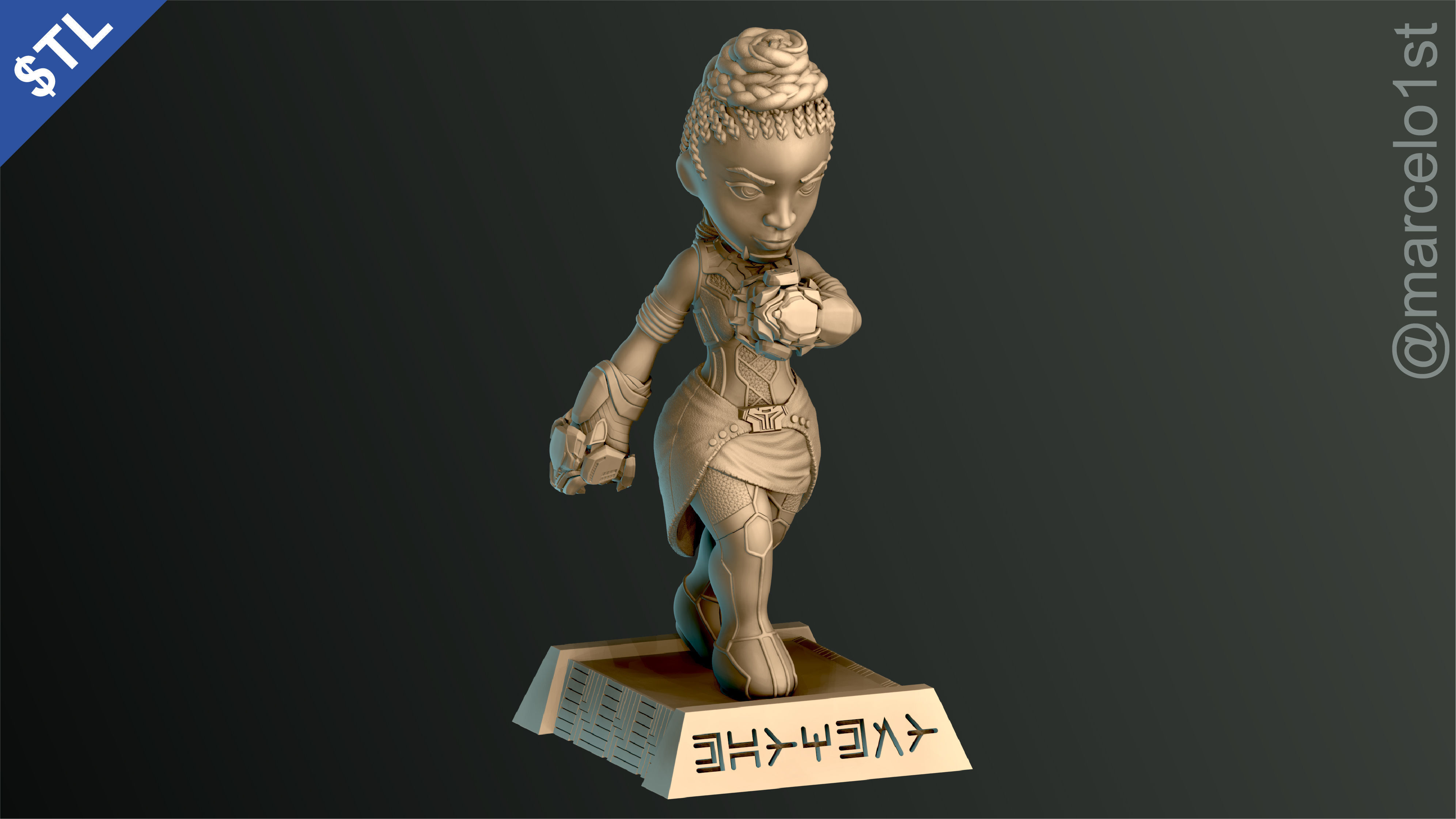 Shuri Princess of Wakanda 3D print model_5