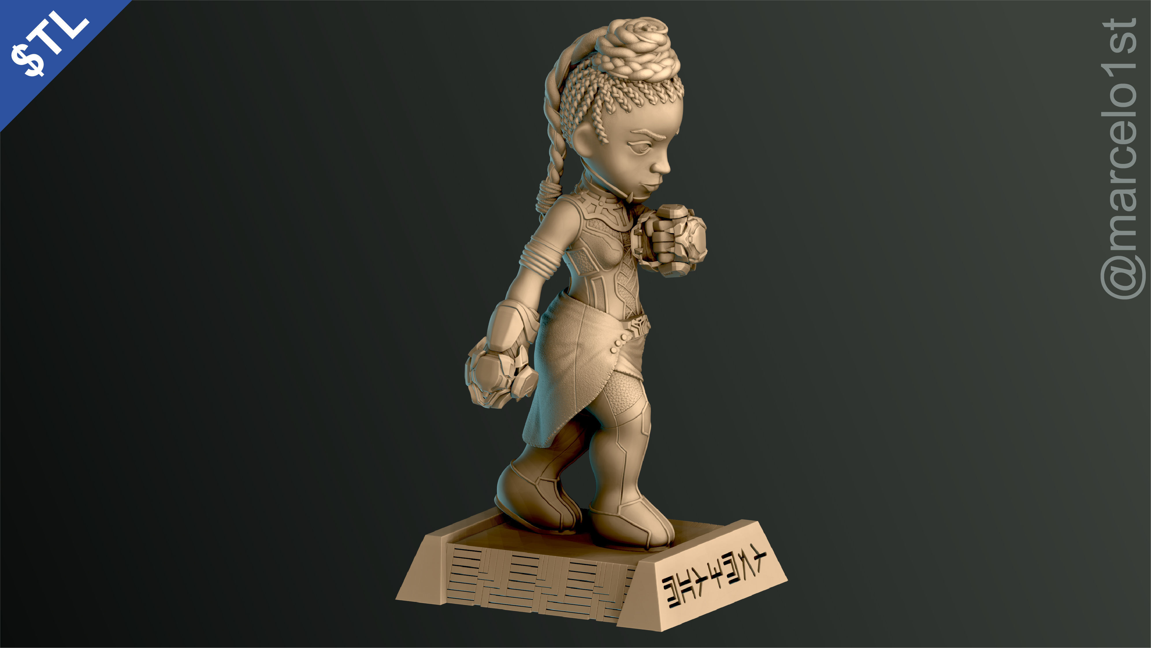 Shuri Princess of Wakanda 3D print model_7