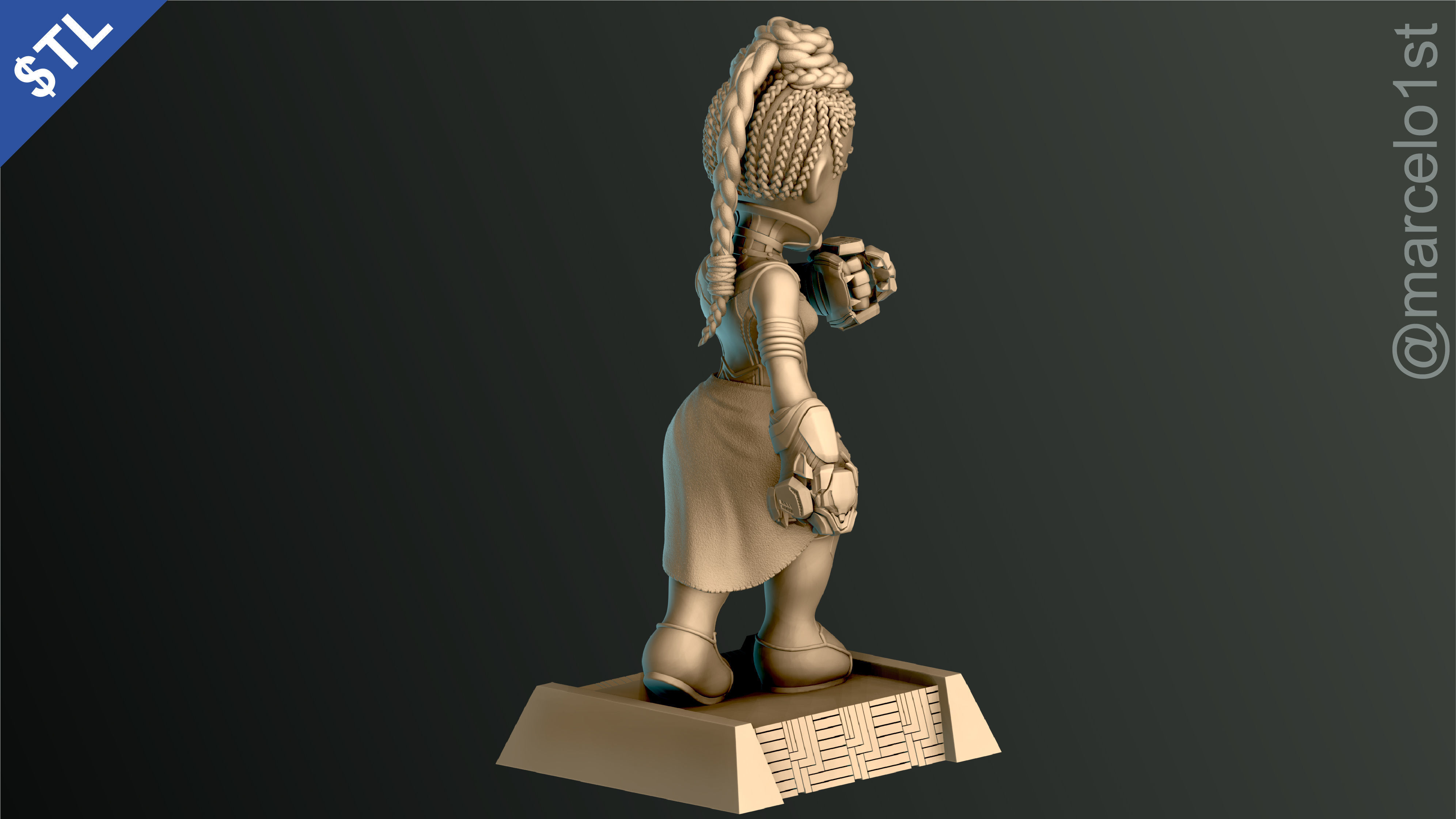 Shuri Princess of Wakanda 3D print model_10