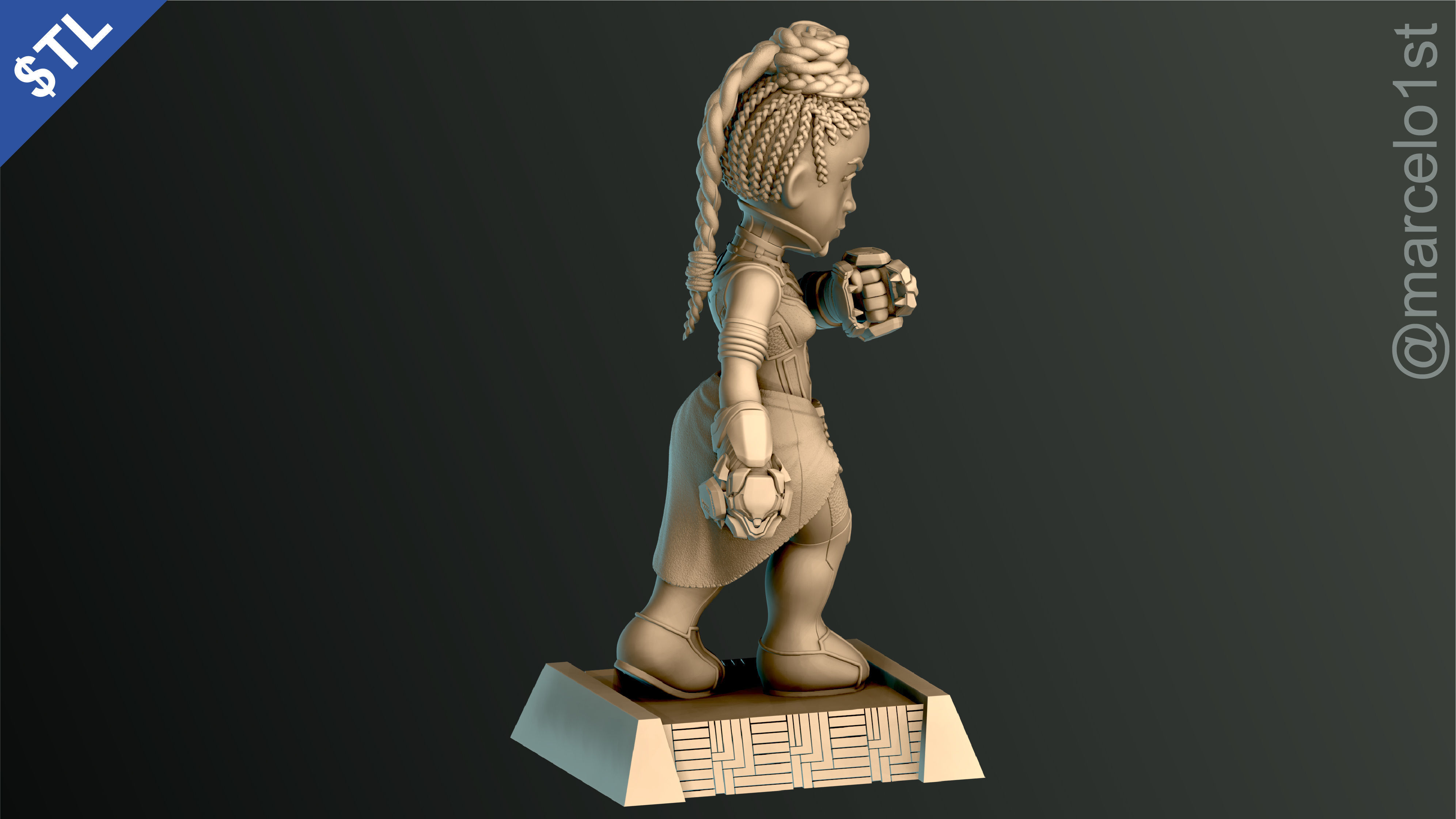 Shuri Princess of Wakanda 3D print model_9