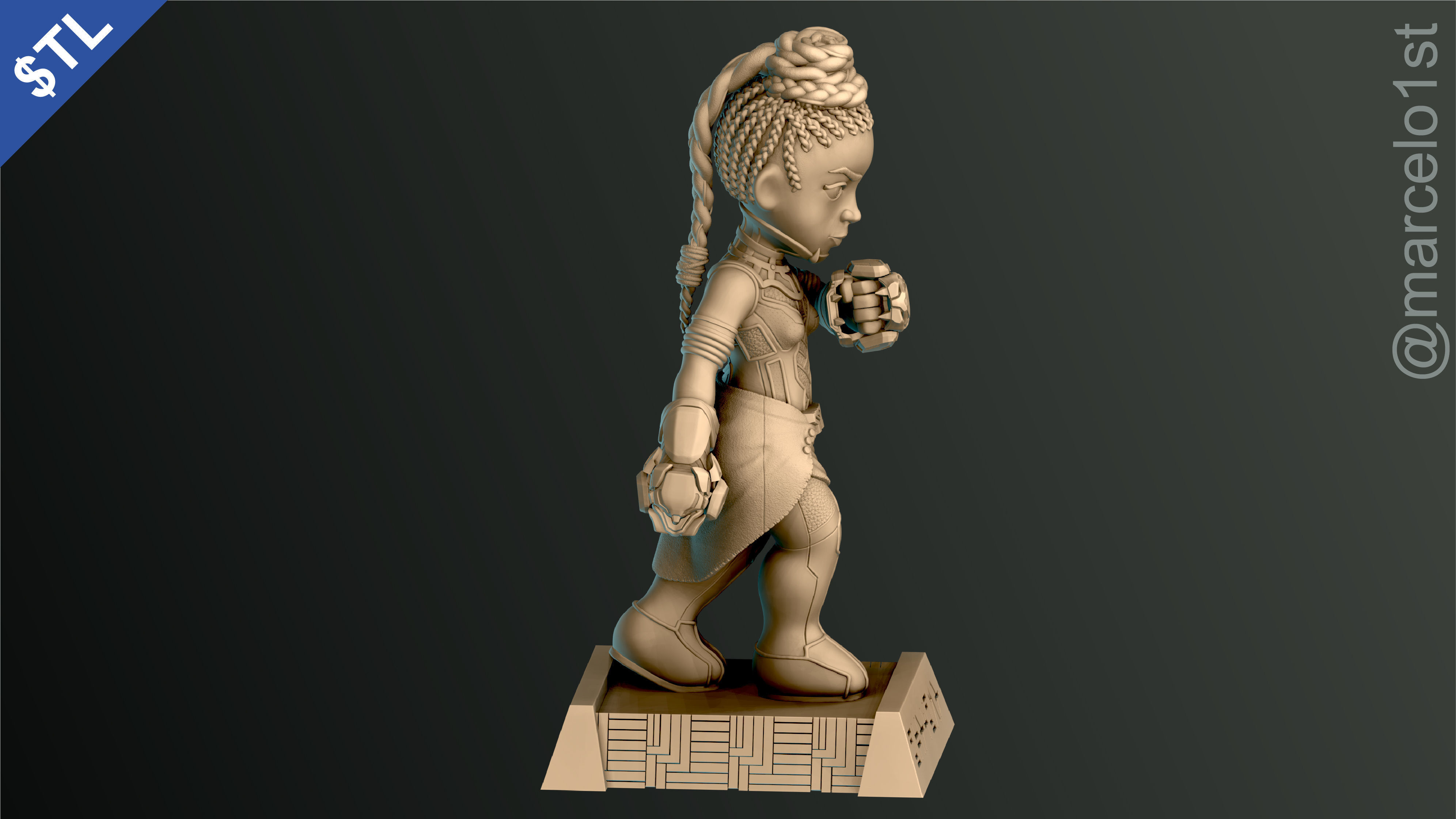Shuri Princess of Wakanda 3D print model_8