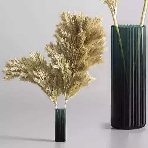 Pampas vase 04