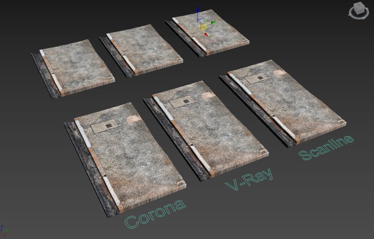 Sidewalk high textured model 3D model_4