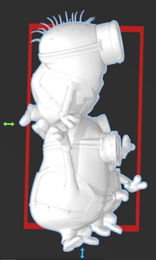 Minions - Group of 3 Friends - HI RES 3D PRINT FILE 3D print model_2