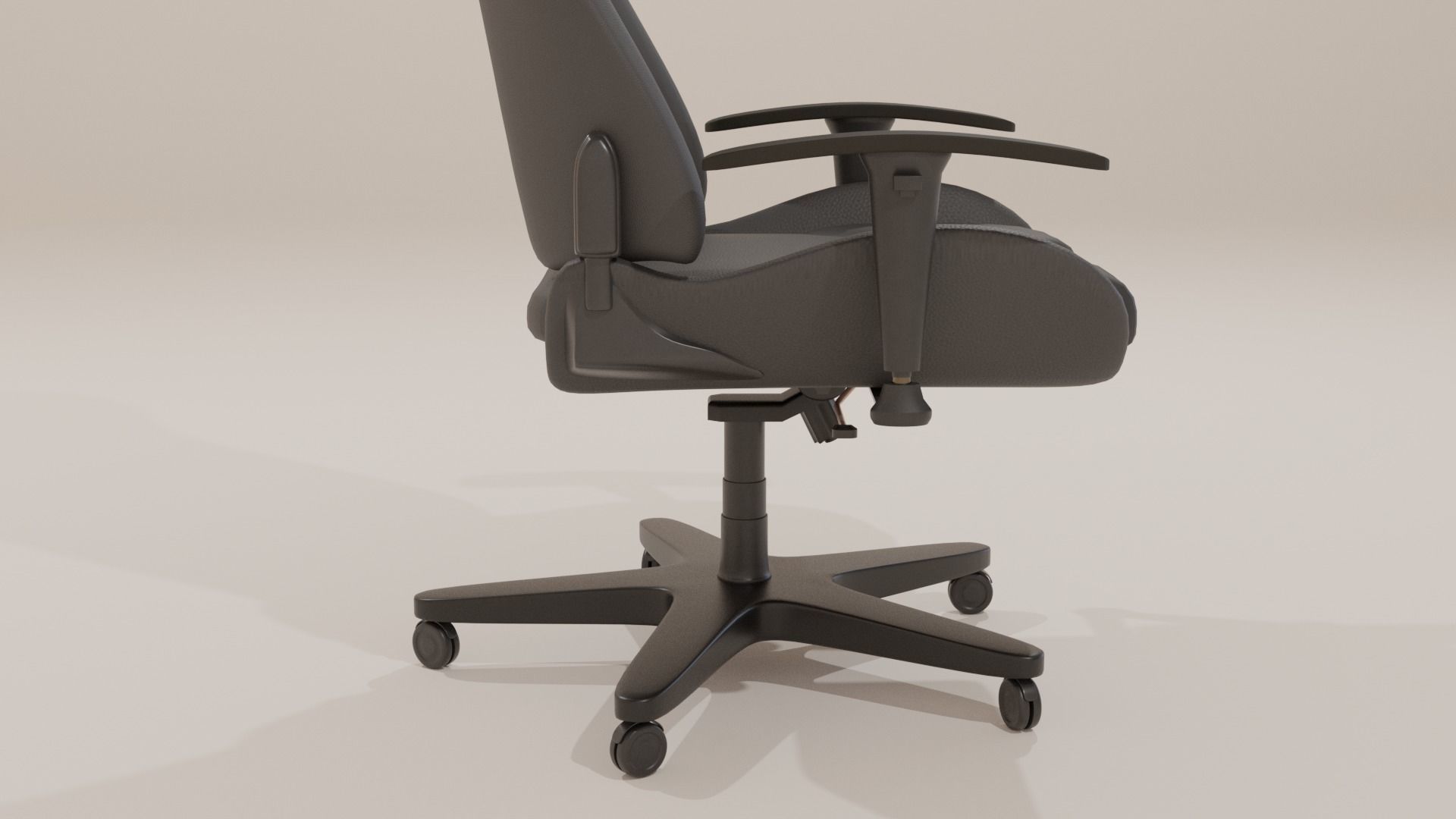Gaming Chair 3D model_3