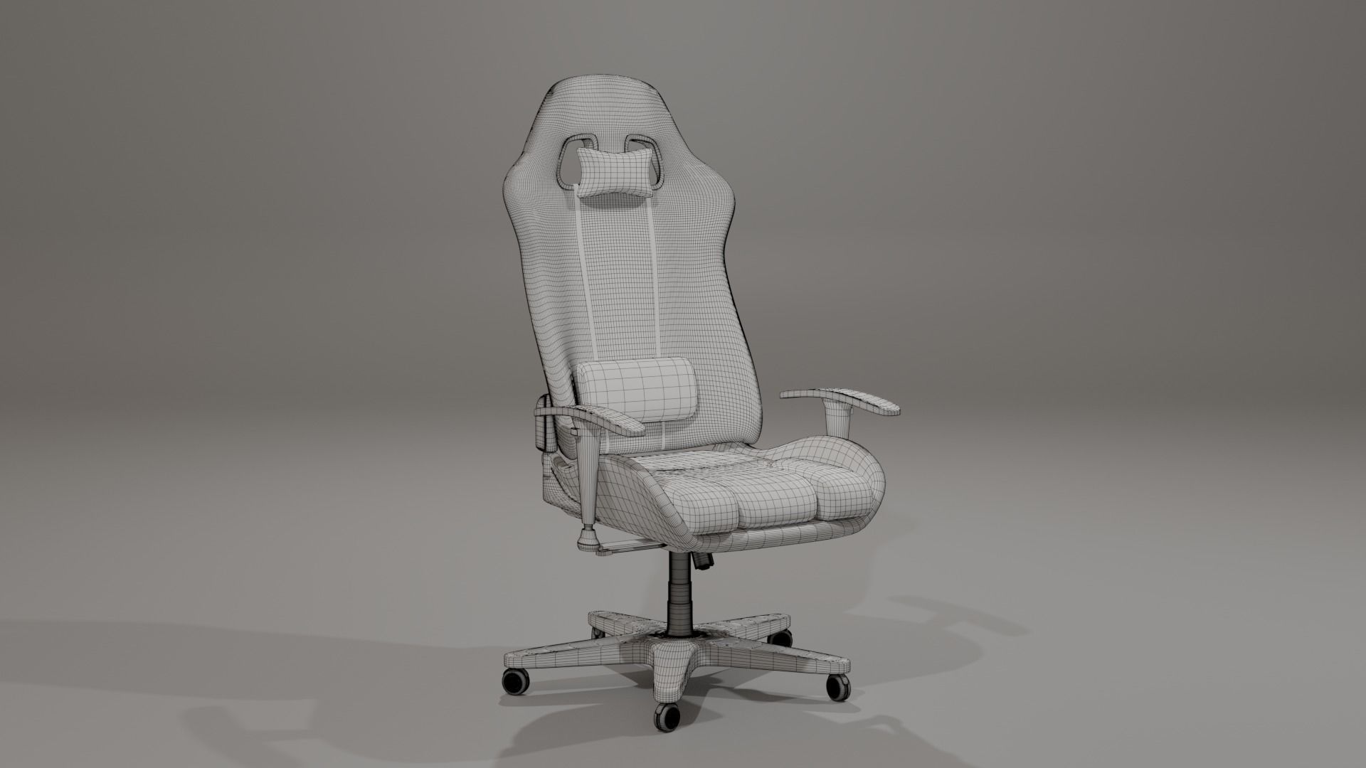 Gaming Chair 3D model_7
