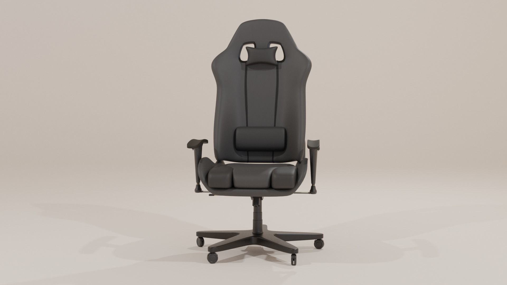Gaming Chair 3D model_2