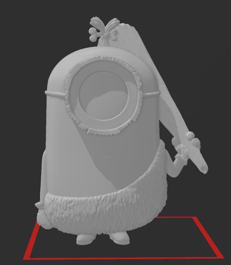 Minions - Jungle Minion with Grass Skirt - HI RES 3D PRINT FILE 3D print model_22