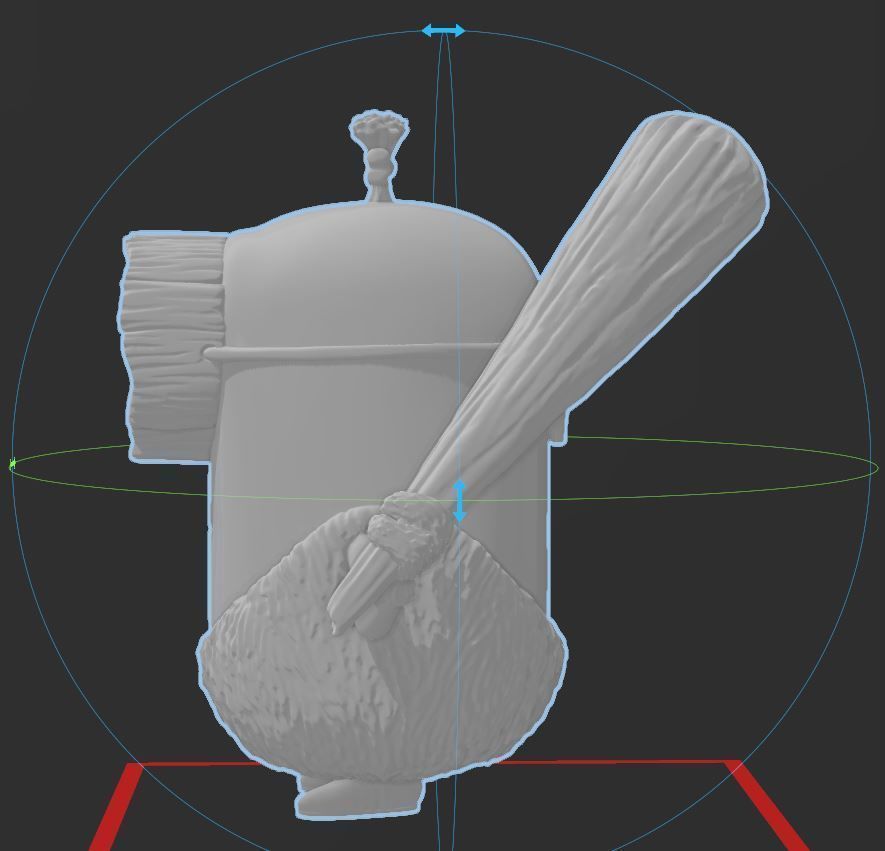 Minions - Jungle Minion with Grass Skirt - HI RES 3D PRINT FILE 3D print model_25